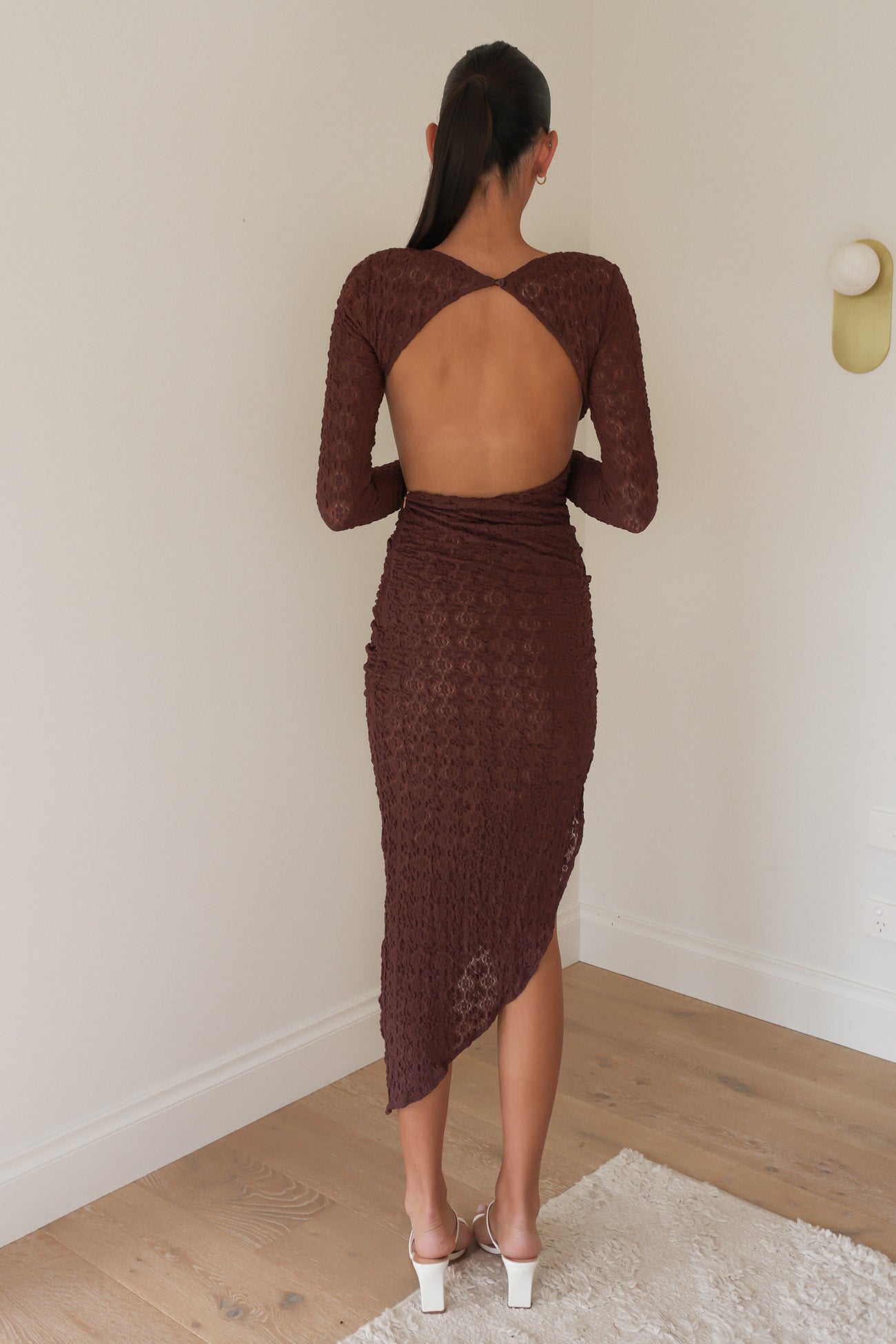 Jaysen Midi Dress Cocoa