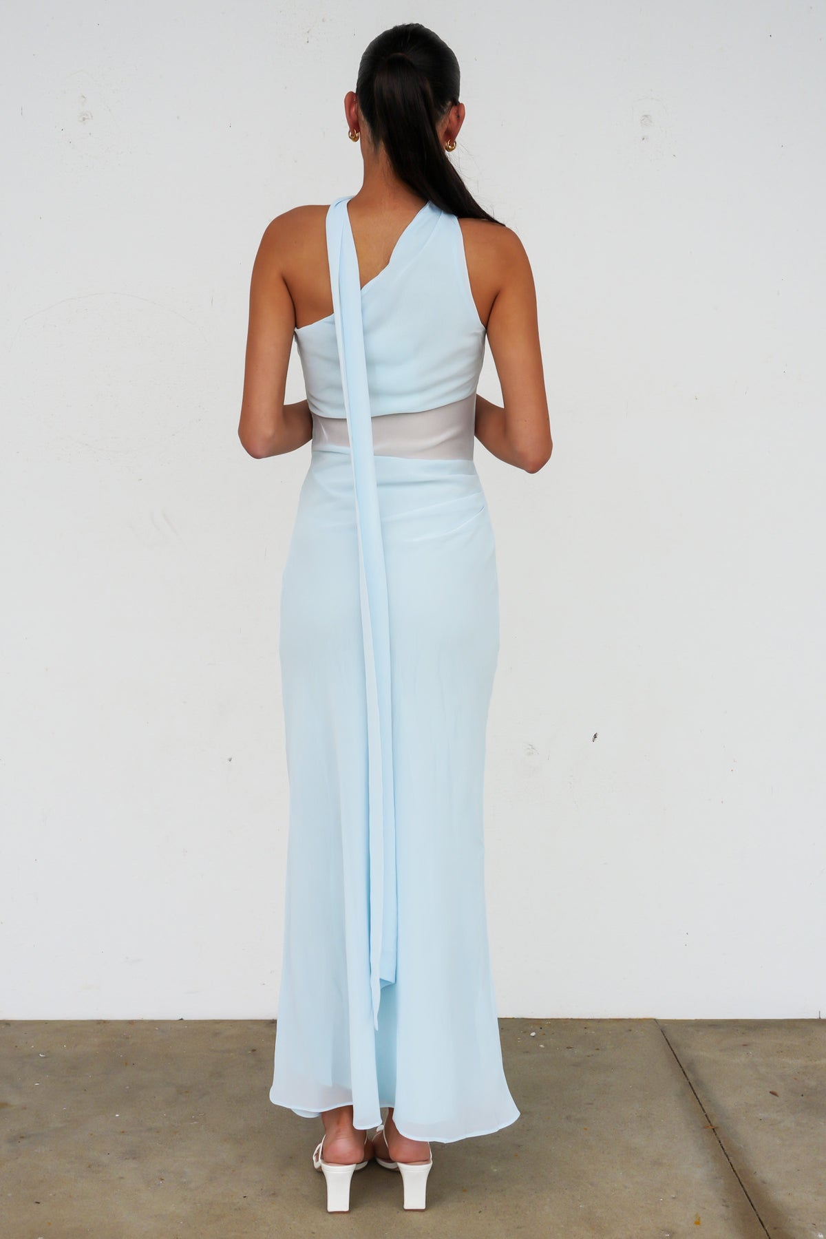 Jeanene Maxi Dress Light Blue
