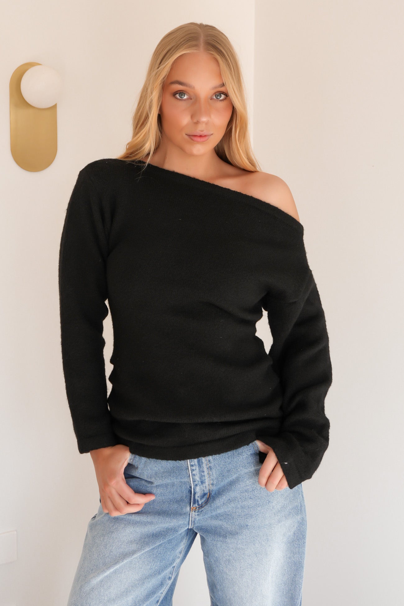 Joanne Knit Jumper Black