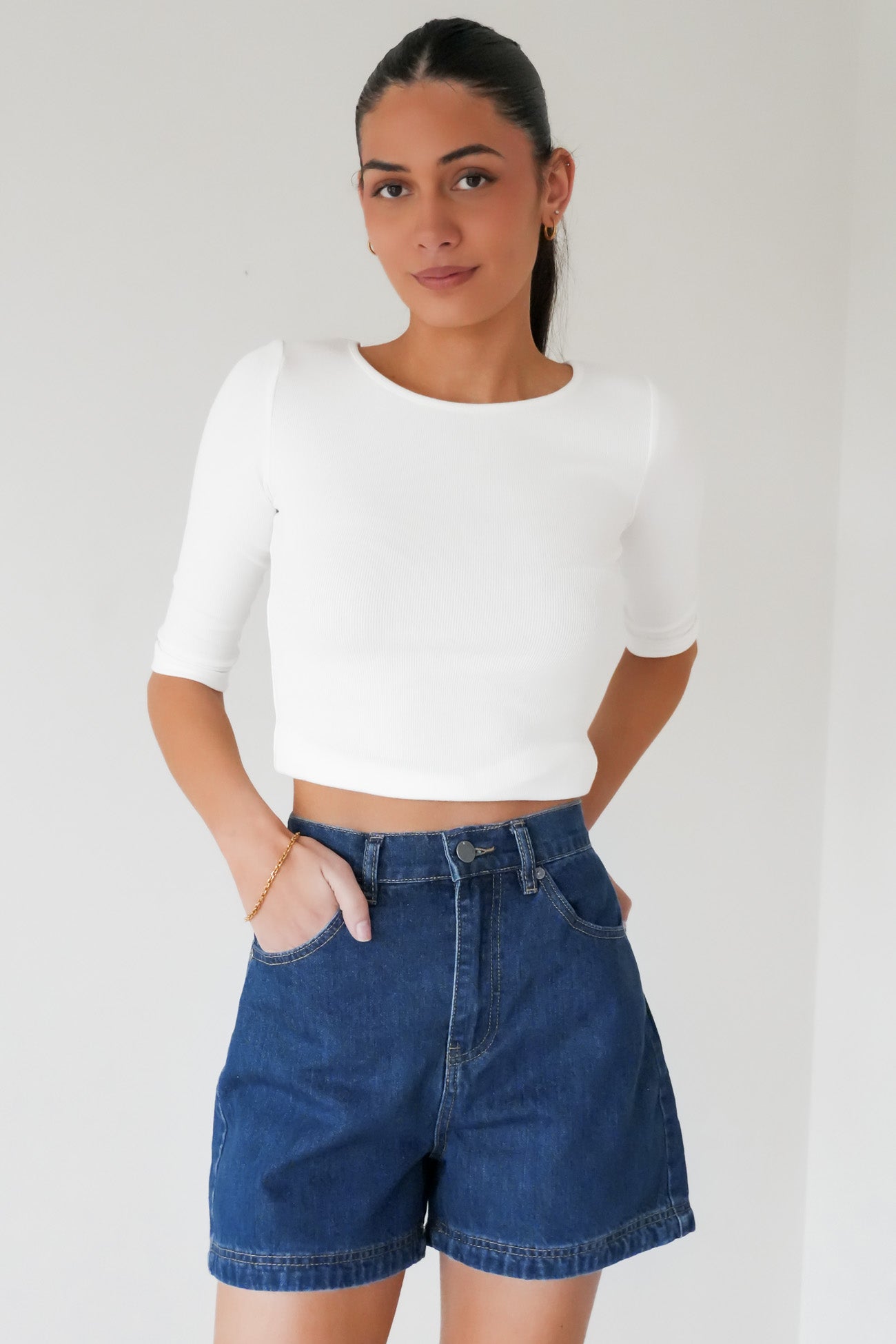 Josie Short Heritage Blue