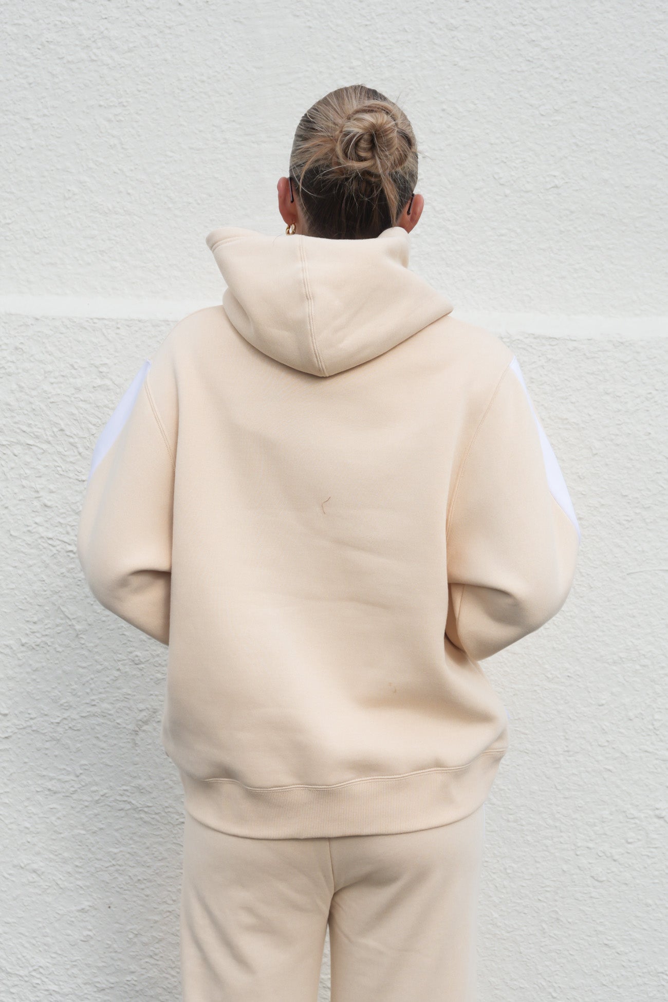 Journey Stripe Hoody Beige