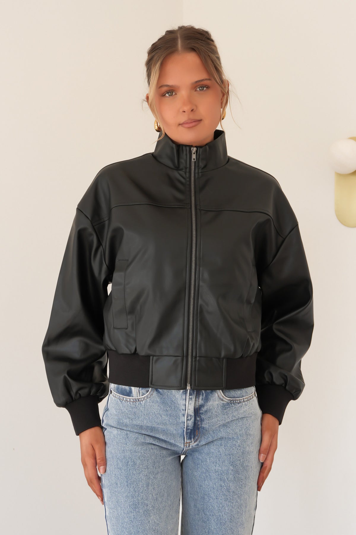 Jovie Bomber Black