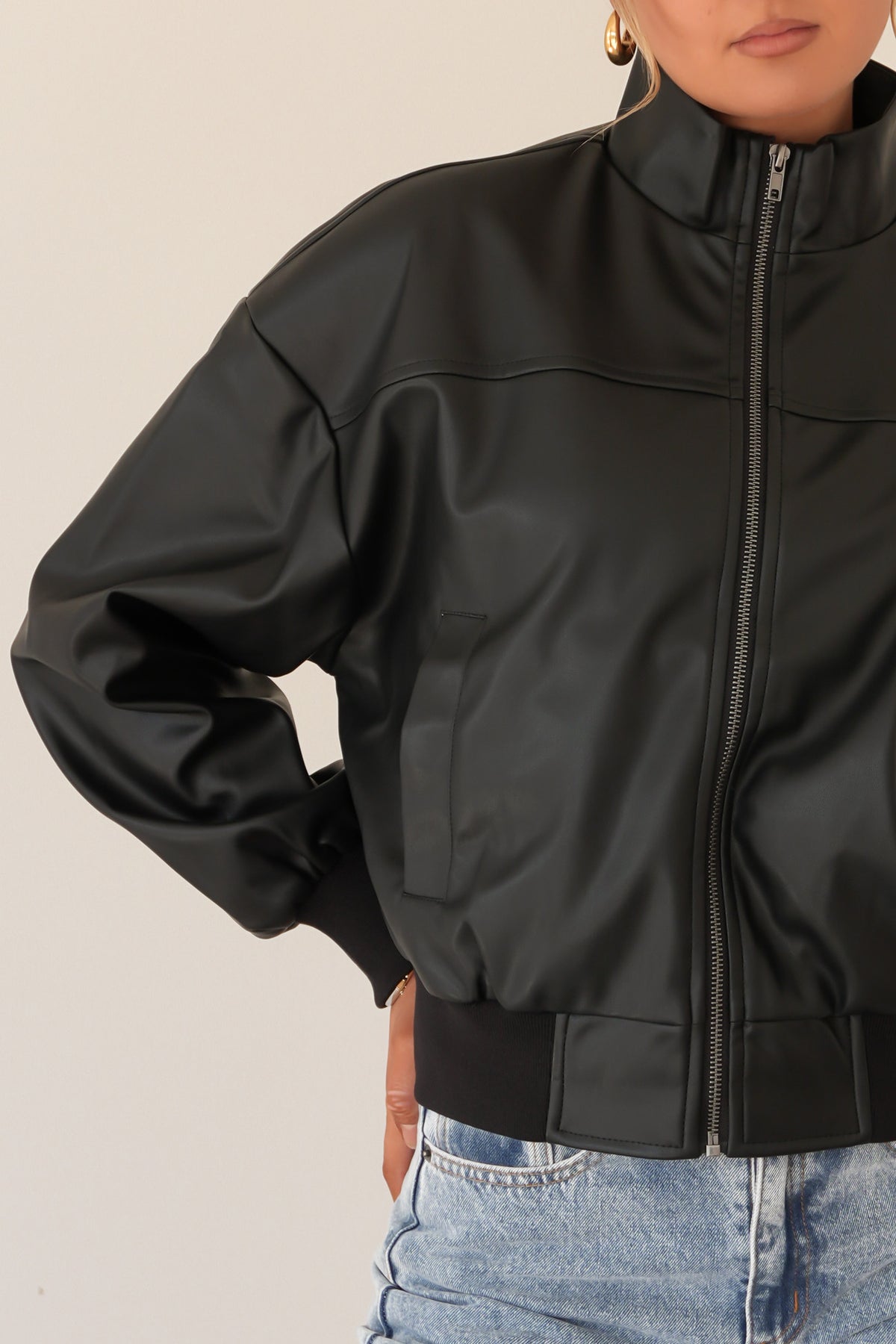 Jovie Bomber Black