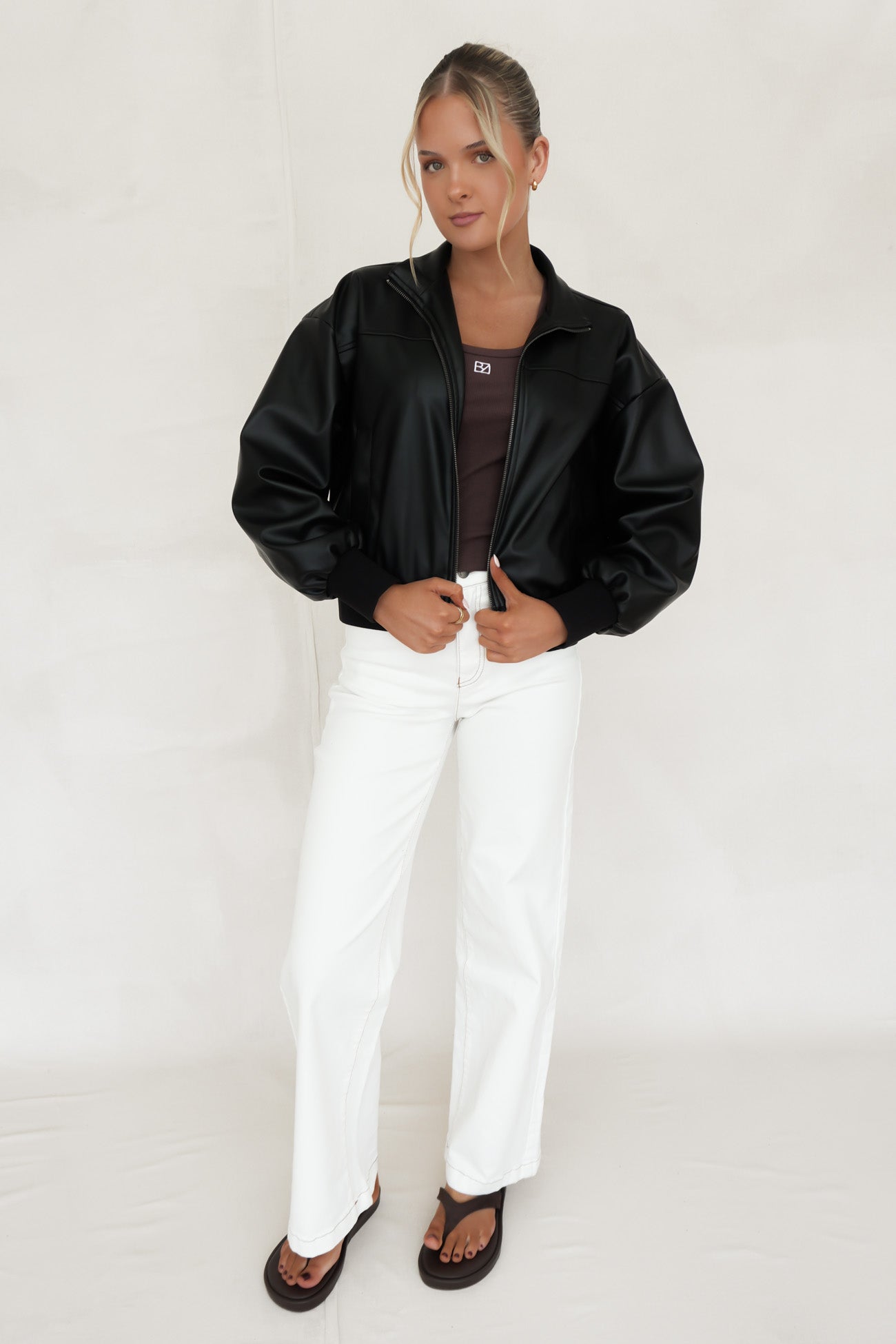 Jovie Bomber Black
