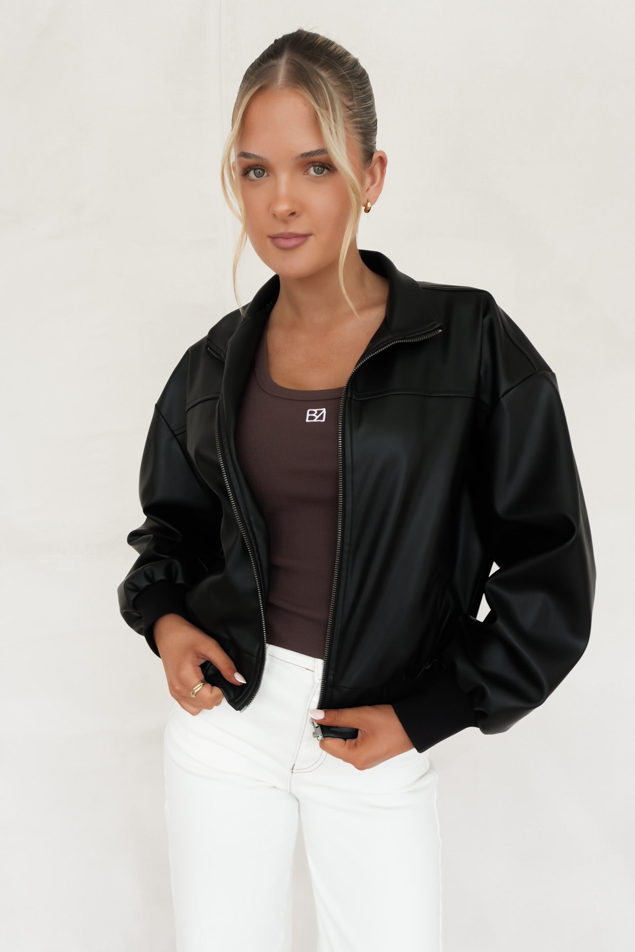 Jovie Bomber Black