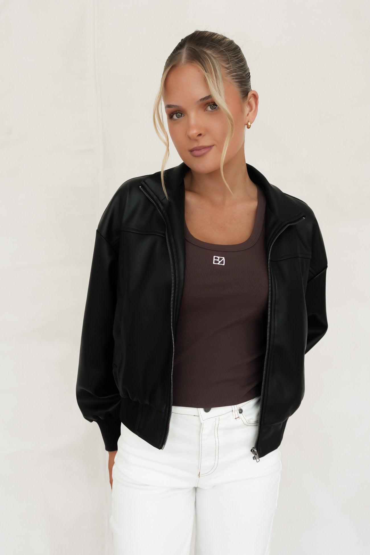 Jovie Bomber Black