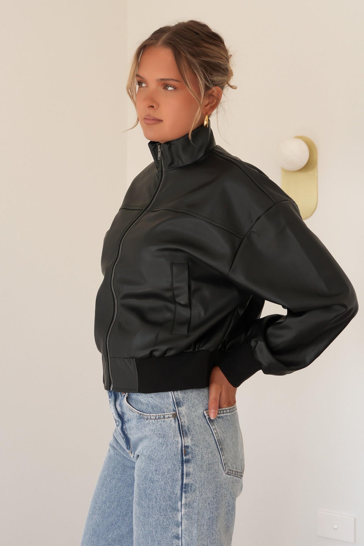 Jovie Bomber Black