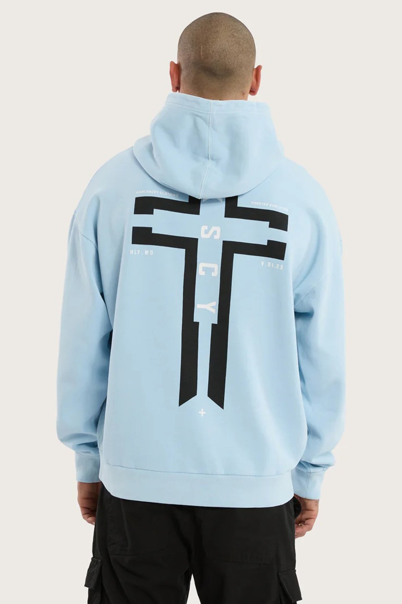 Constitute Oversized Hoodie Pigment Sky Blue