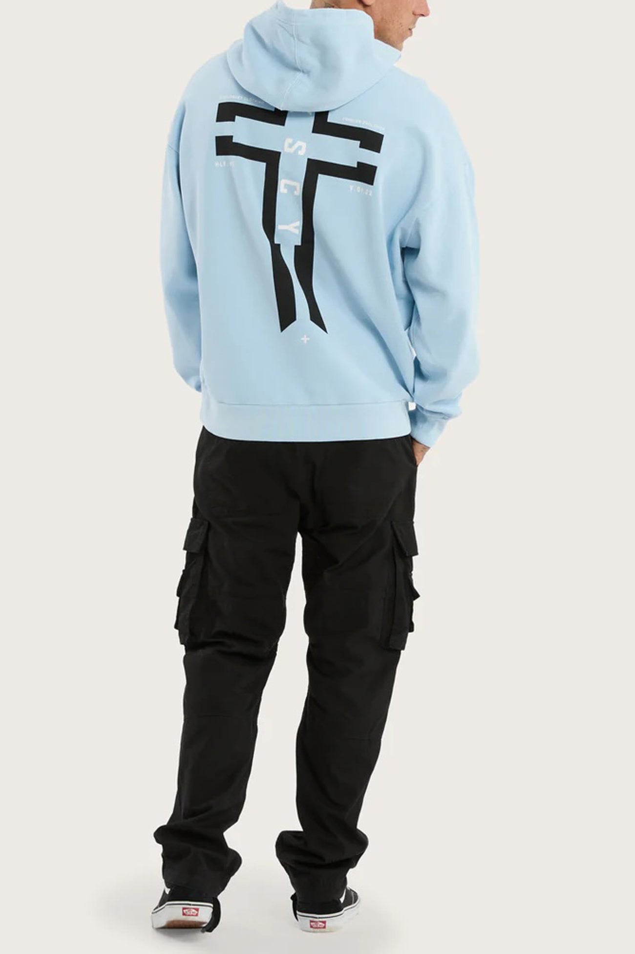 Constitute Oversized Hoodie Pigment Sky Blue