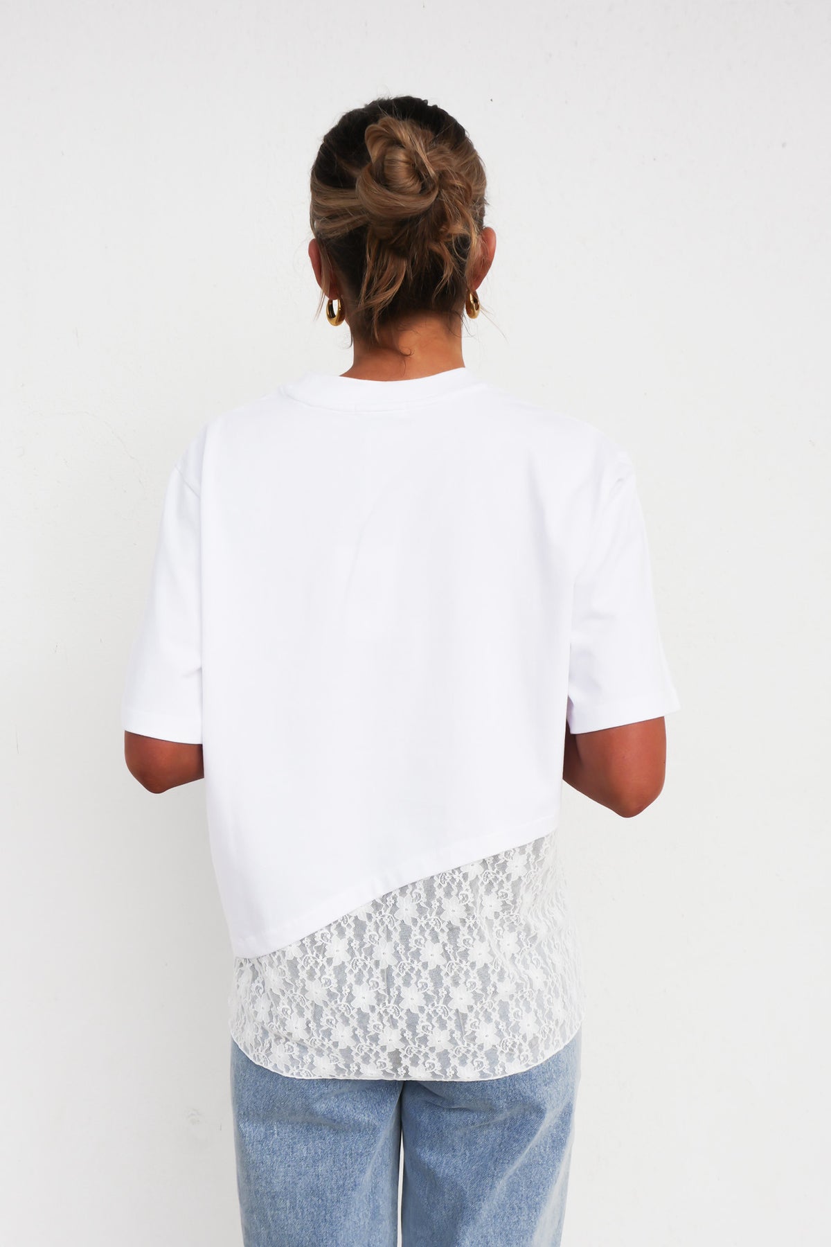 Kamilo Lace Tee White