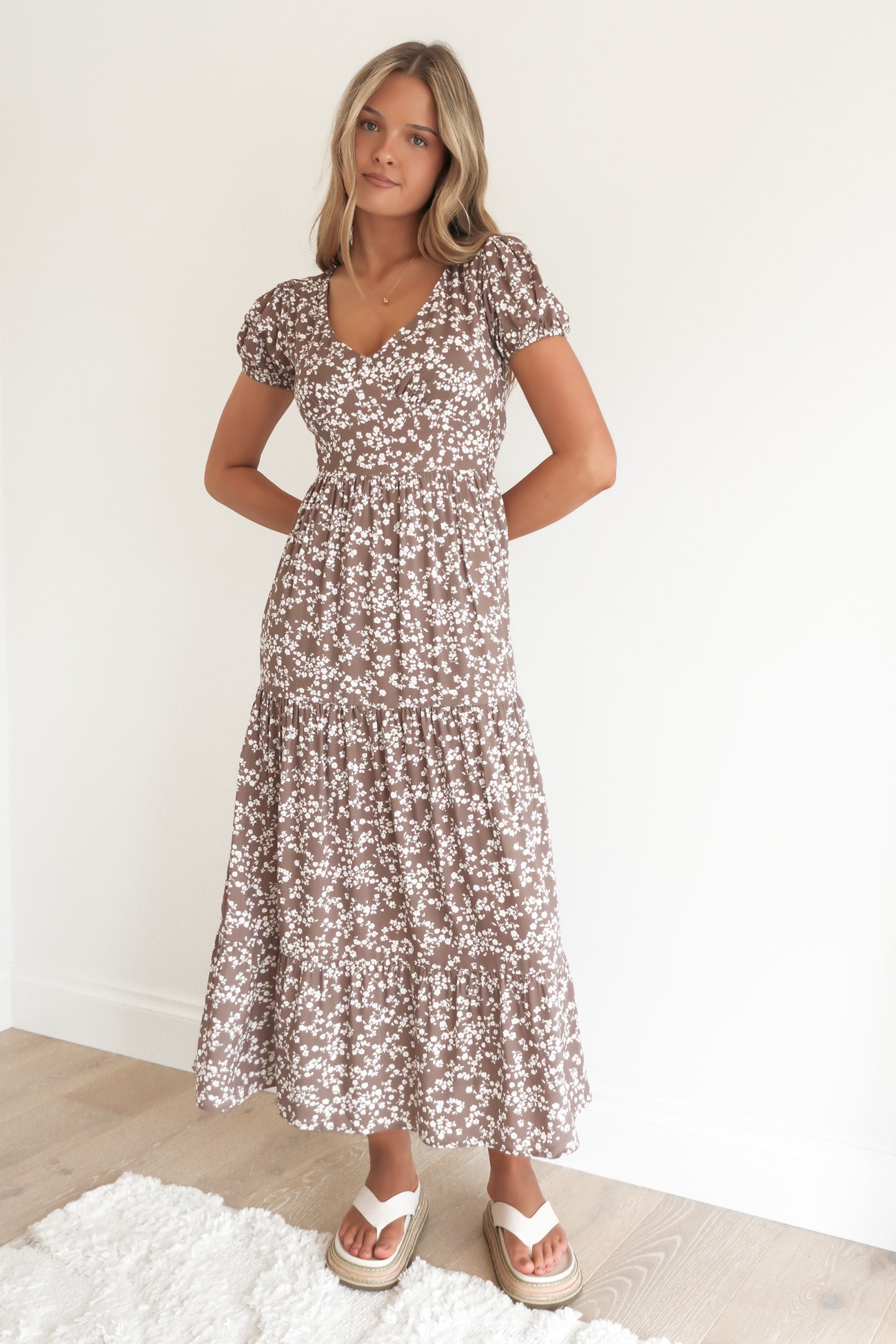 Kavala Maxi Dress Taupe
