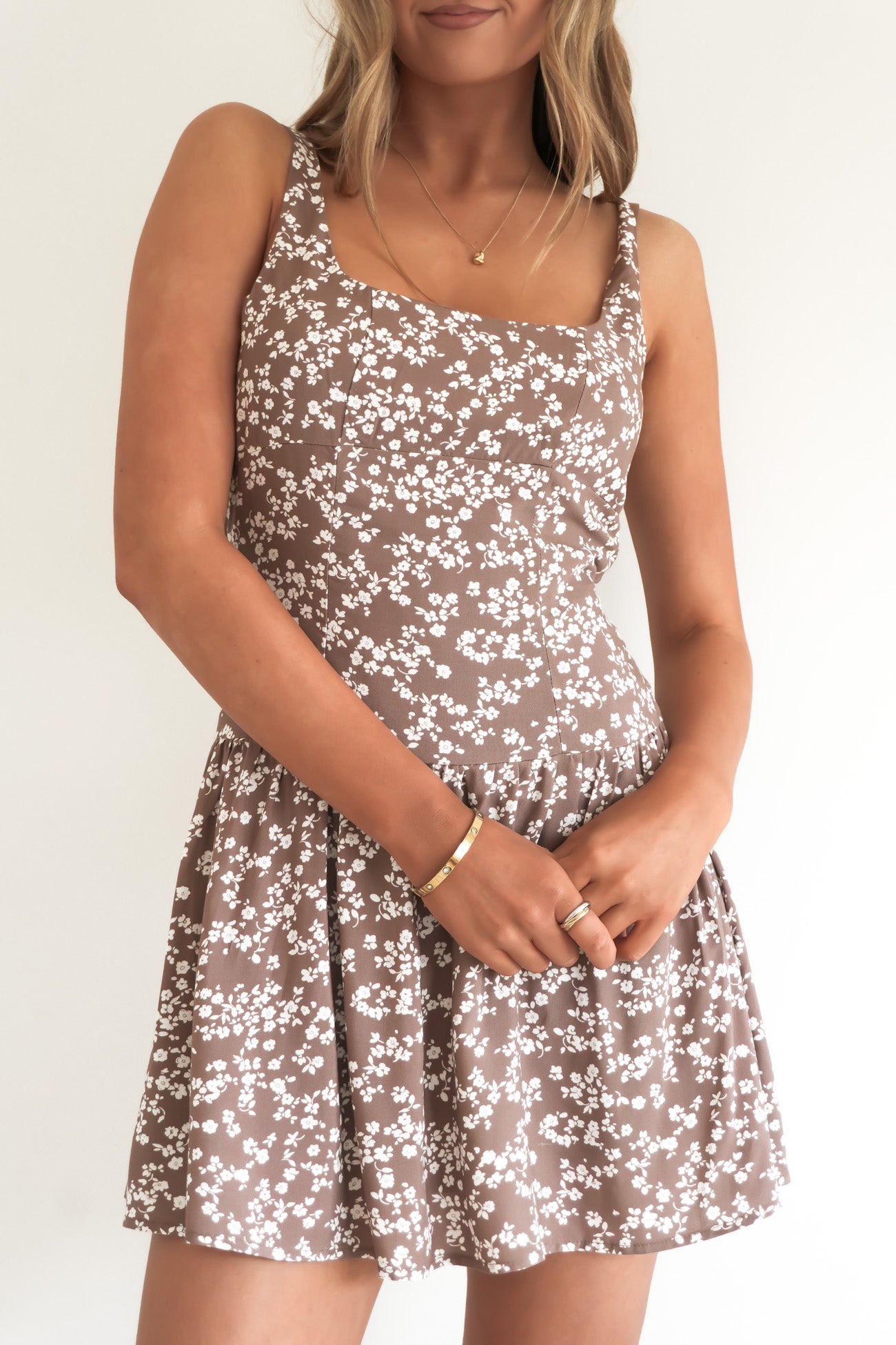 Kavala Mini Dress Taupe