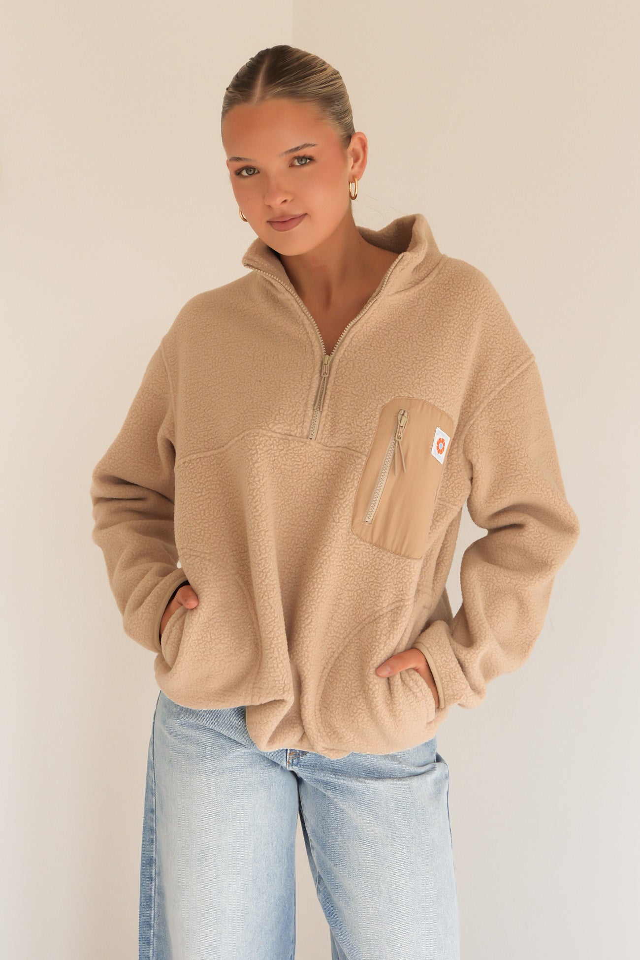 Keep Me Cozy Polar Fleece Natural