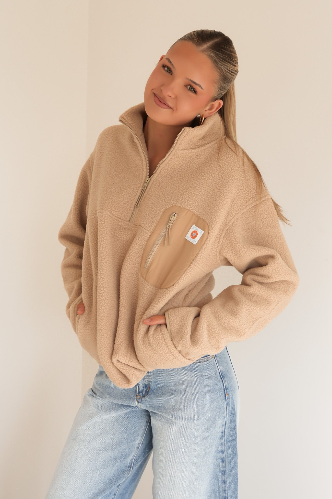 Keep Me Cozy Polar Fleece Natural