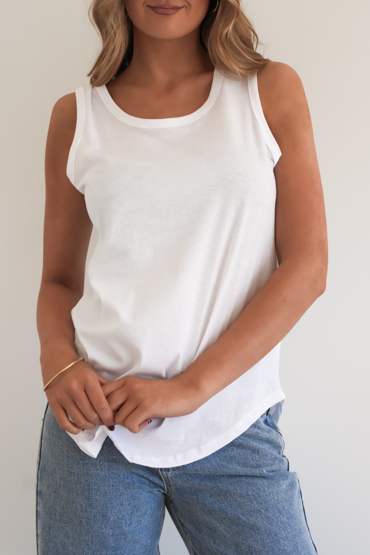 Keira Tank White