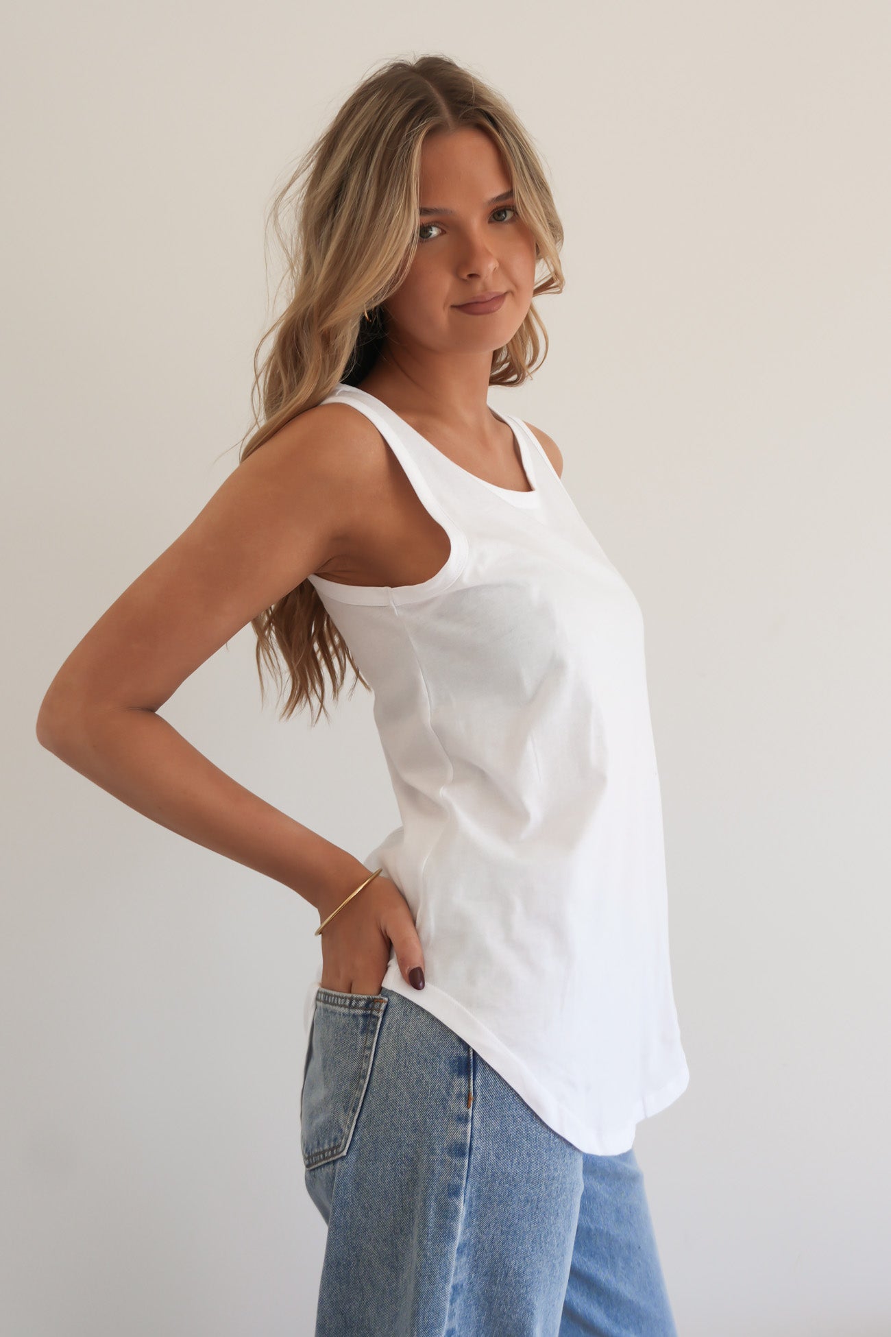 Keira Tank White