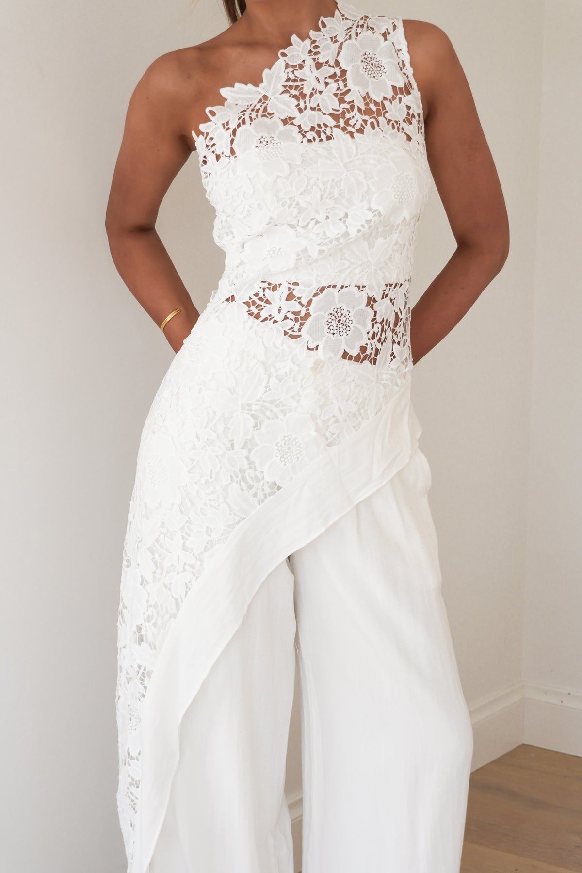 Kelsie Lace Set White