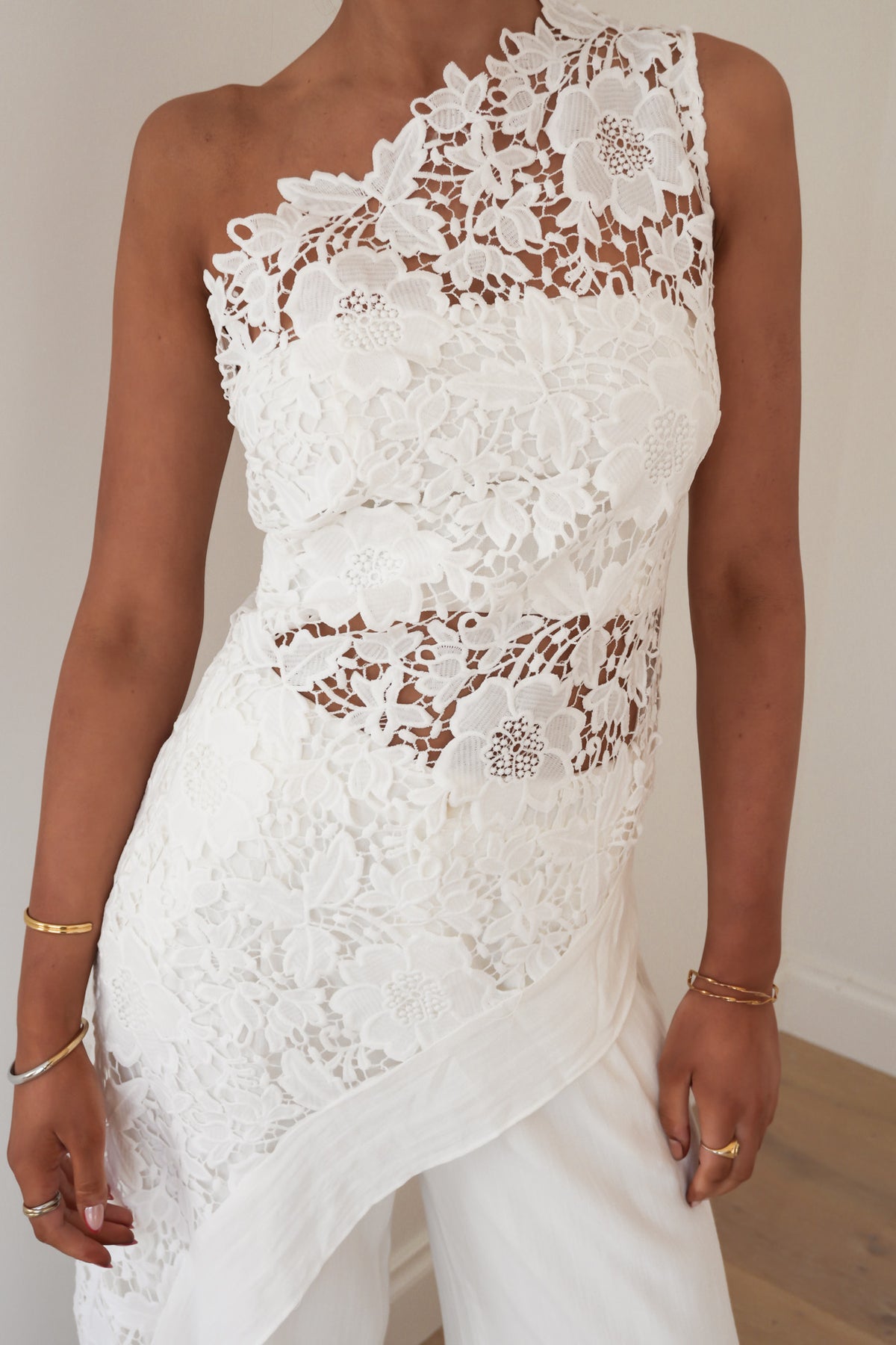 Kelsie Lace Set White
