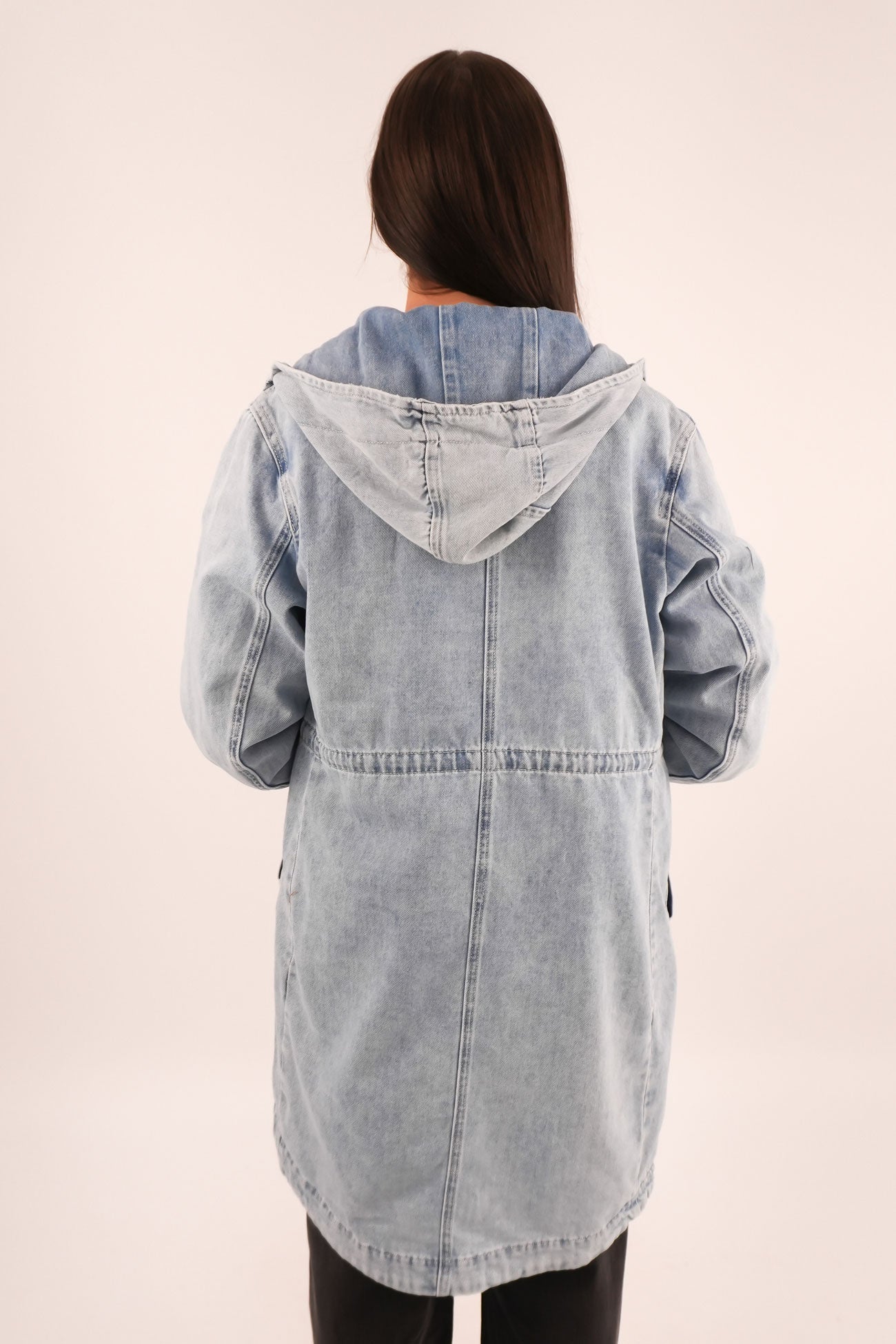 Kingston Longline Anorak Light Blue