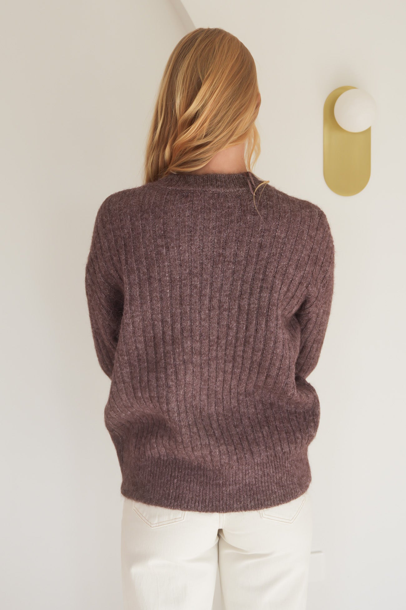 Kira Cable Jumper Dusty Rose