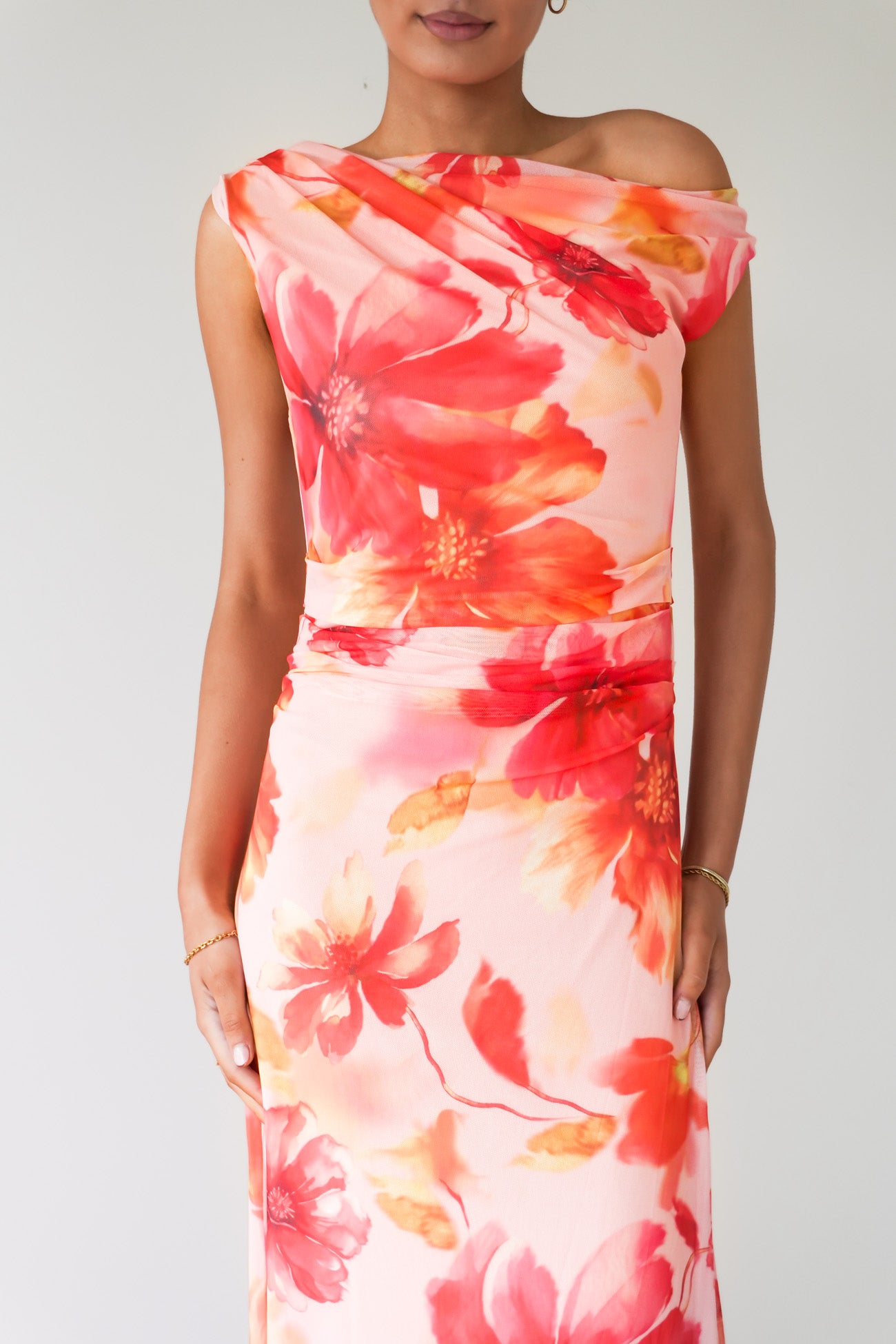 Kirstie Maxi Dress Pink Floral