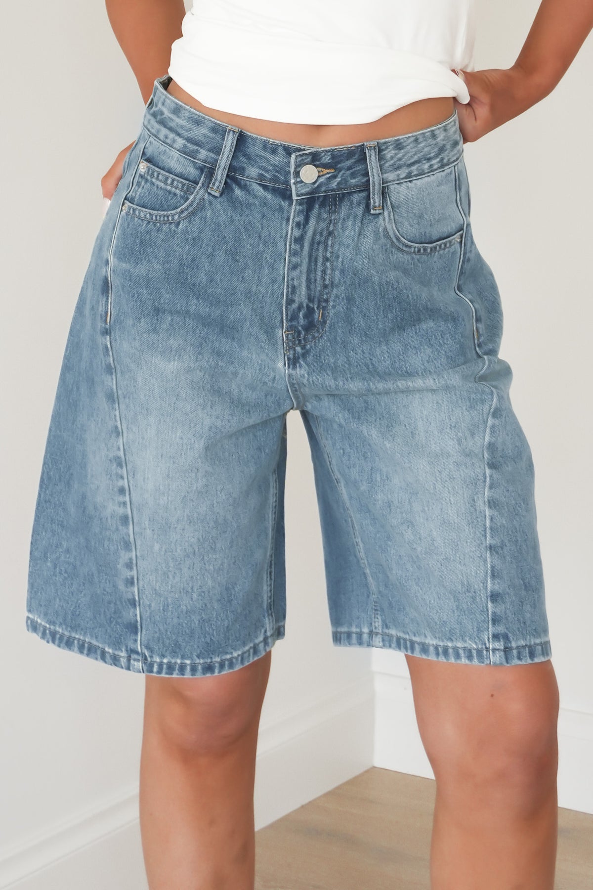 Kiva Denim Jort Blue