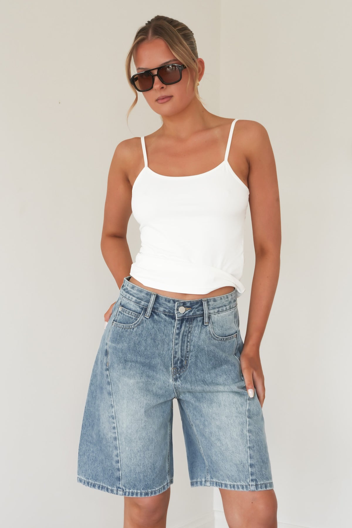 Kiva Denim Jort Blue