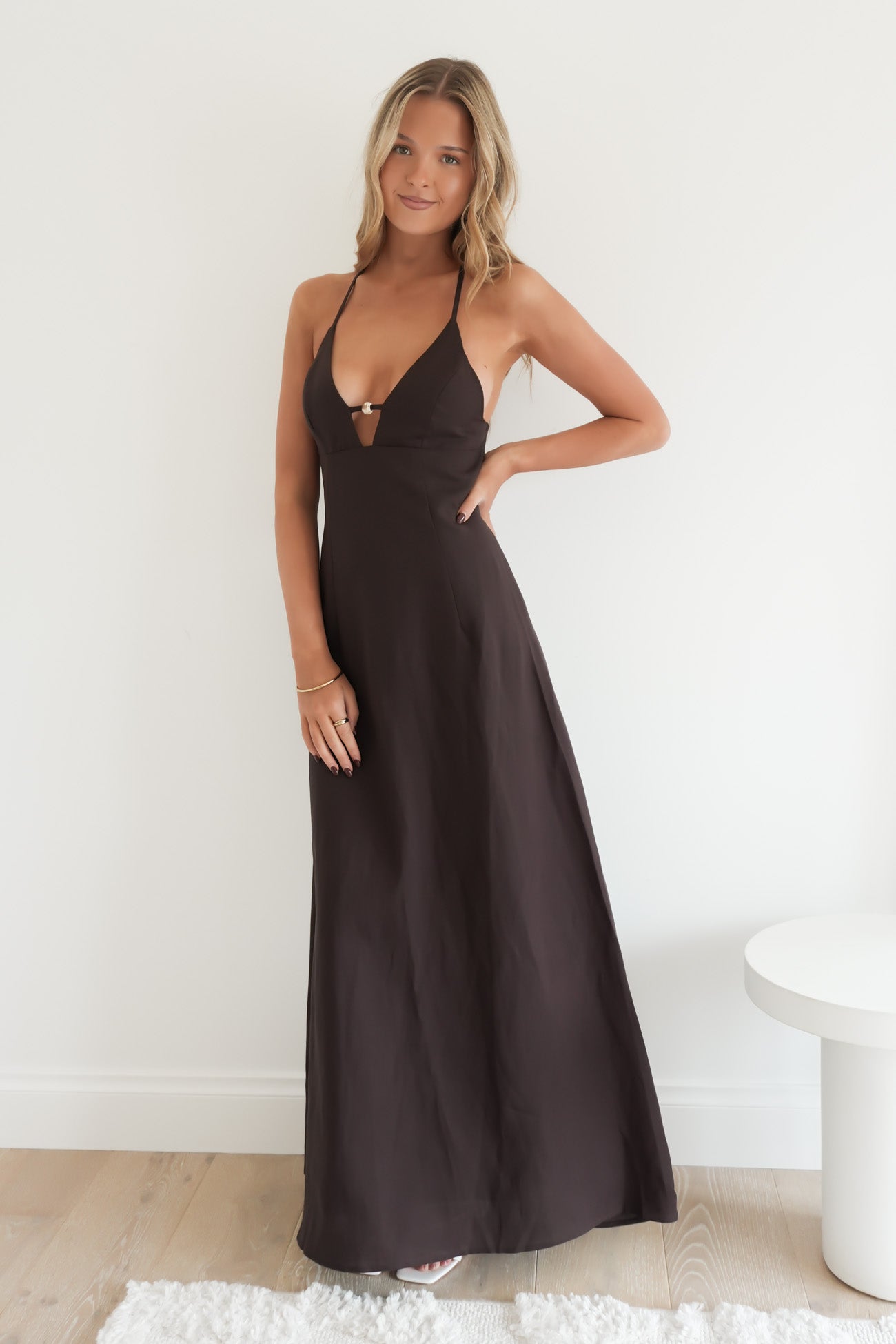 Korbyn Maxi Dress Brown