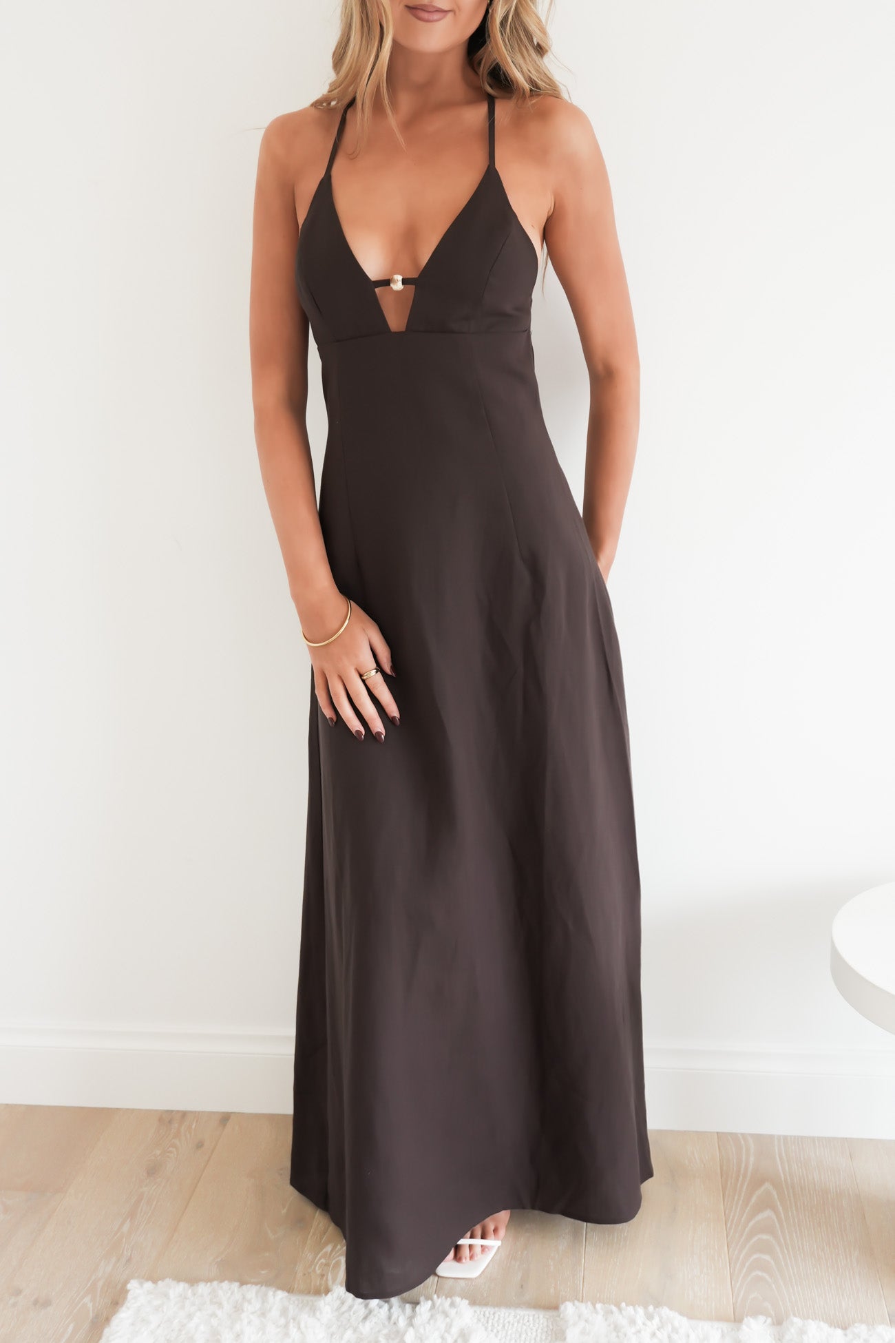 Korbyn Maxi Dress Brown