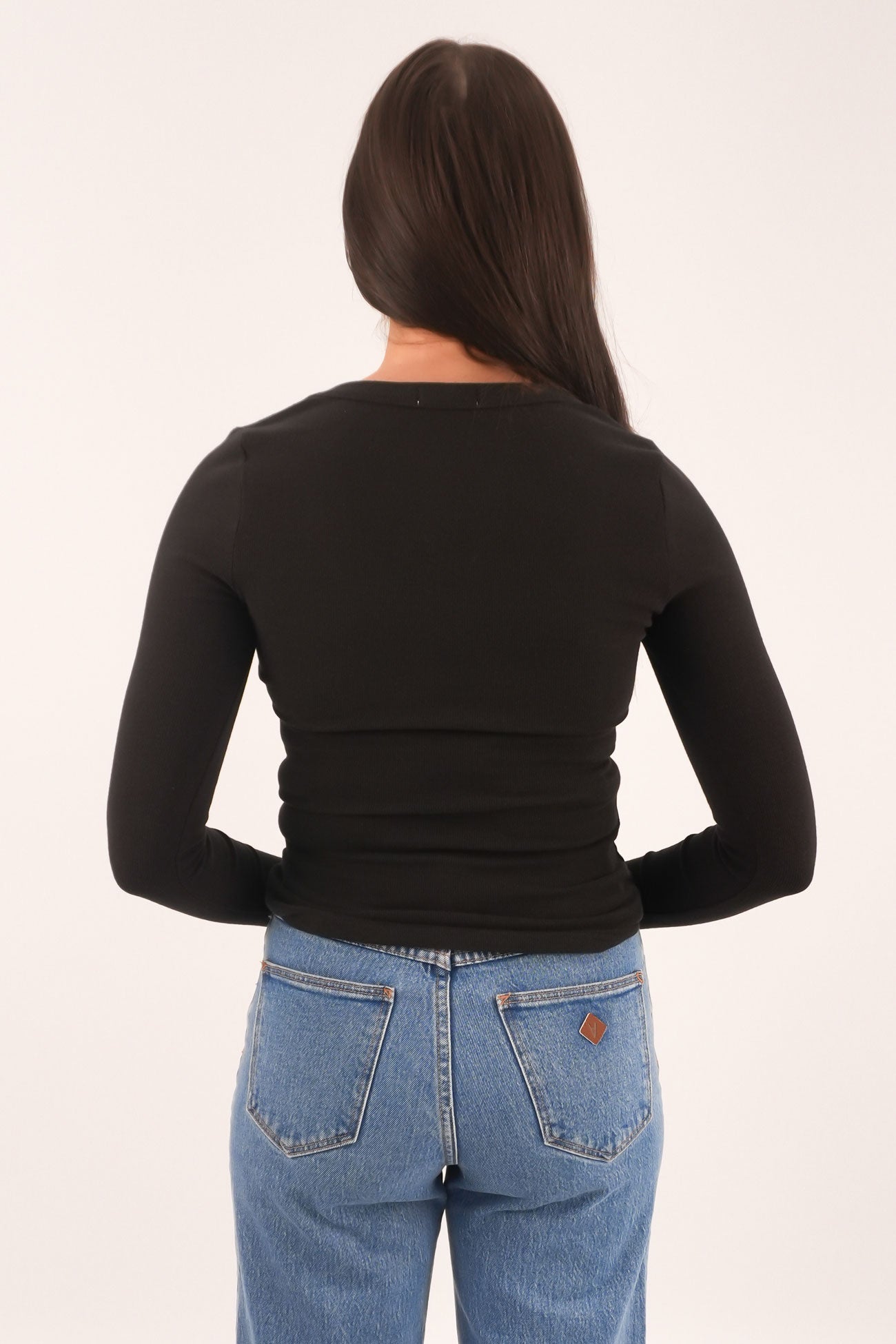 Krissy Long Sleeve Top Black