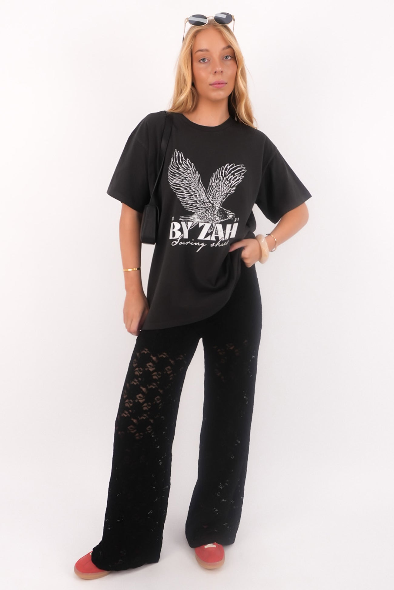 Kristy Lace Pant Black