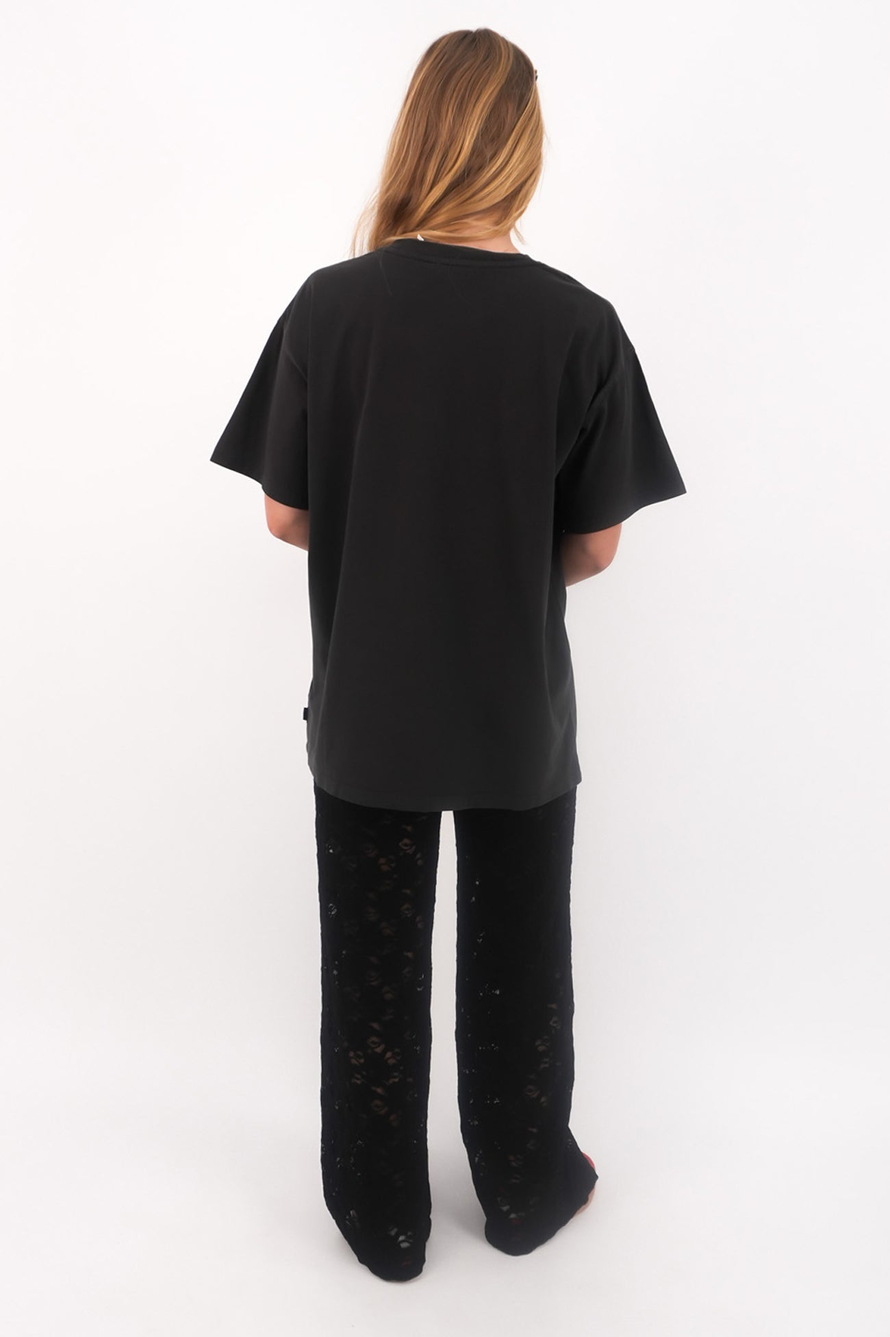 Kristy Lace Pant Black