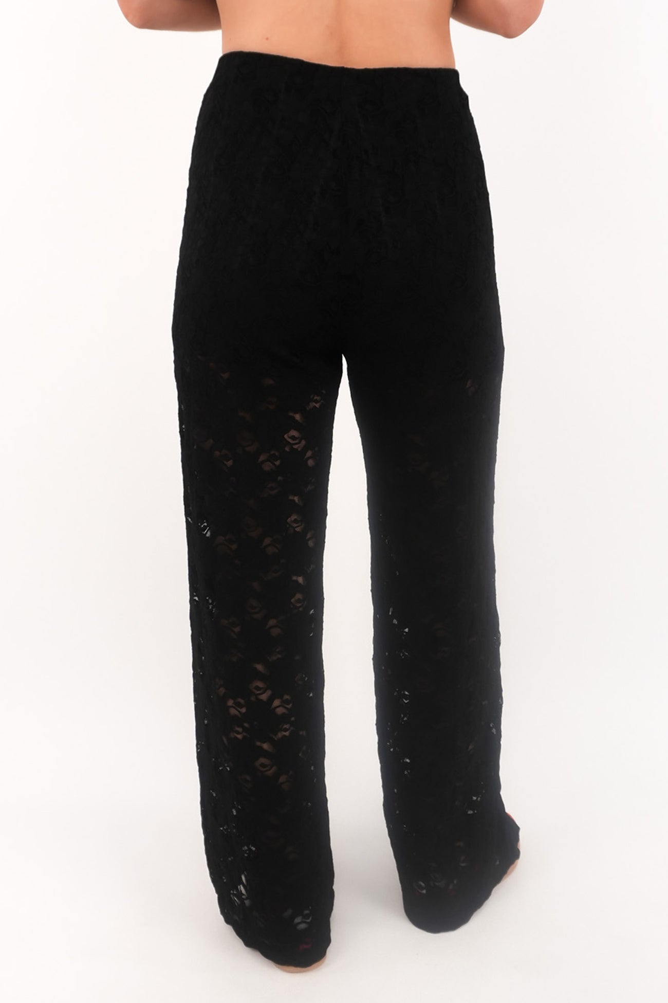 Kristy Lace Pant Black
