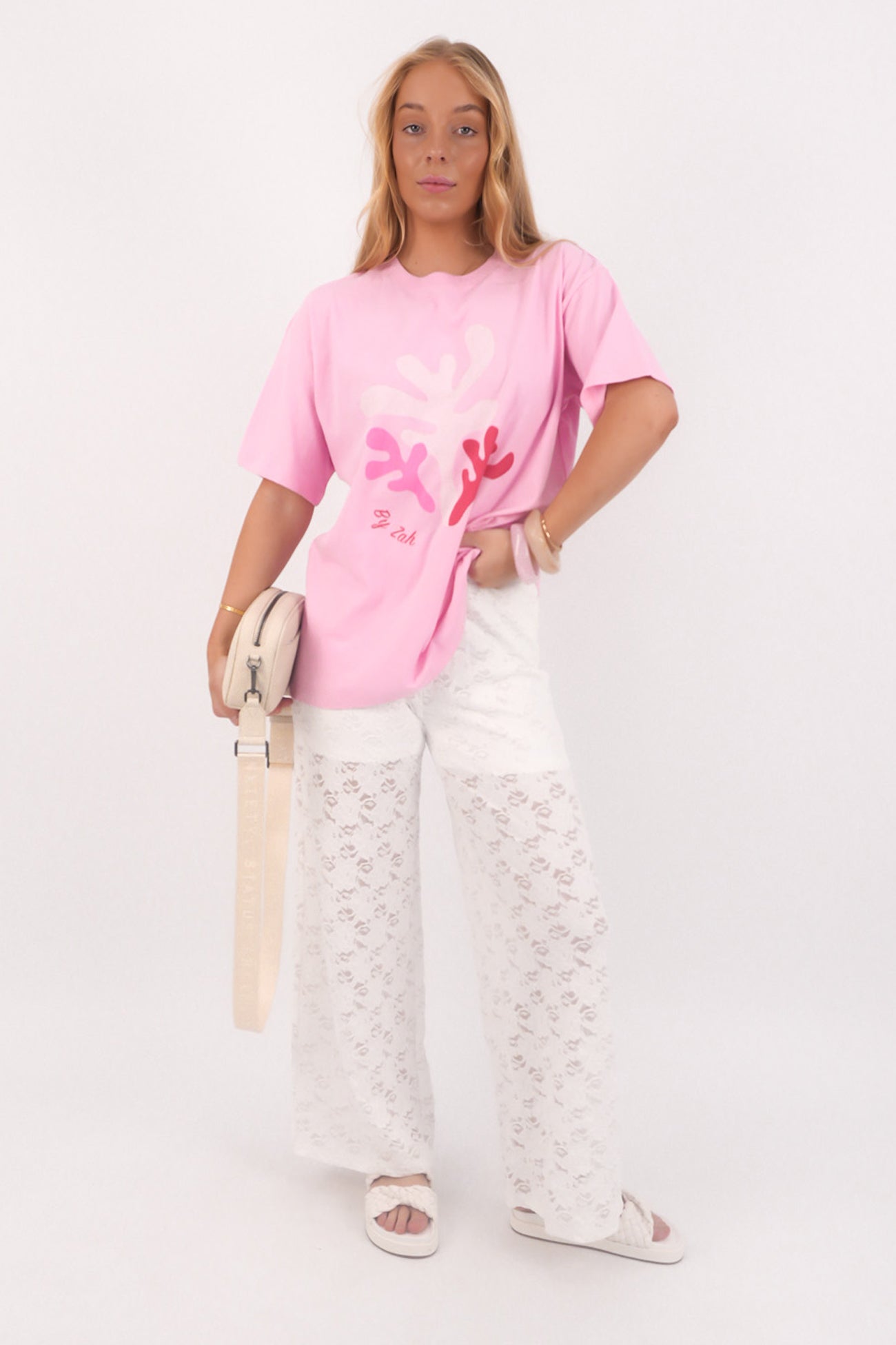 Kristy Lace Pant White