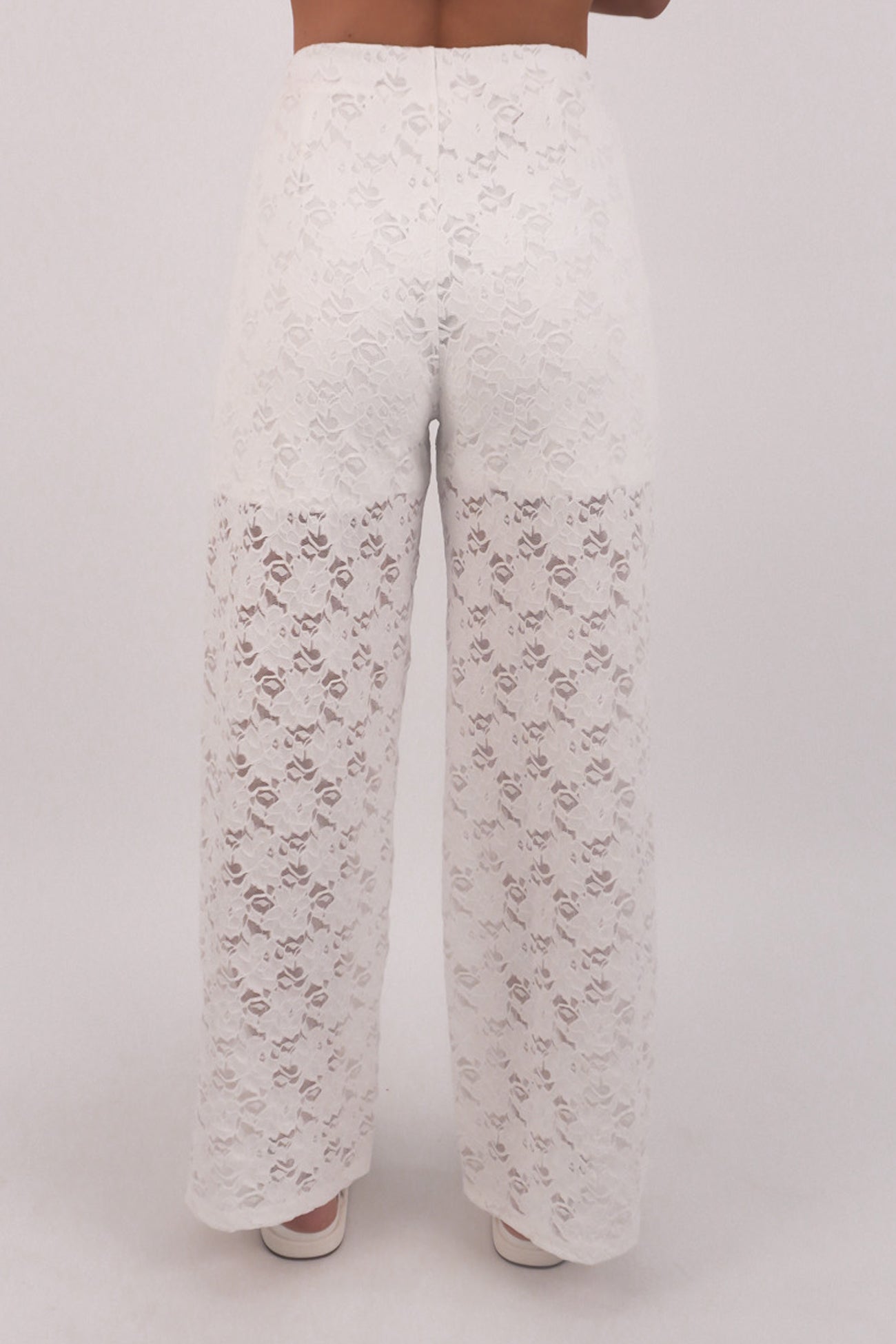 Kristy Lace Pant White