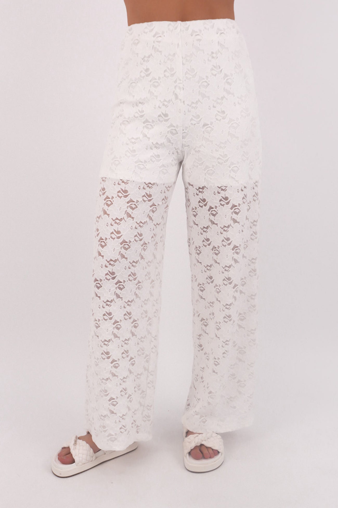 Kristy Lace Pant White