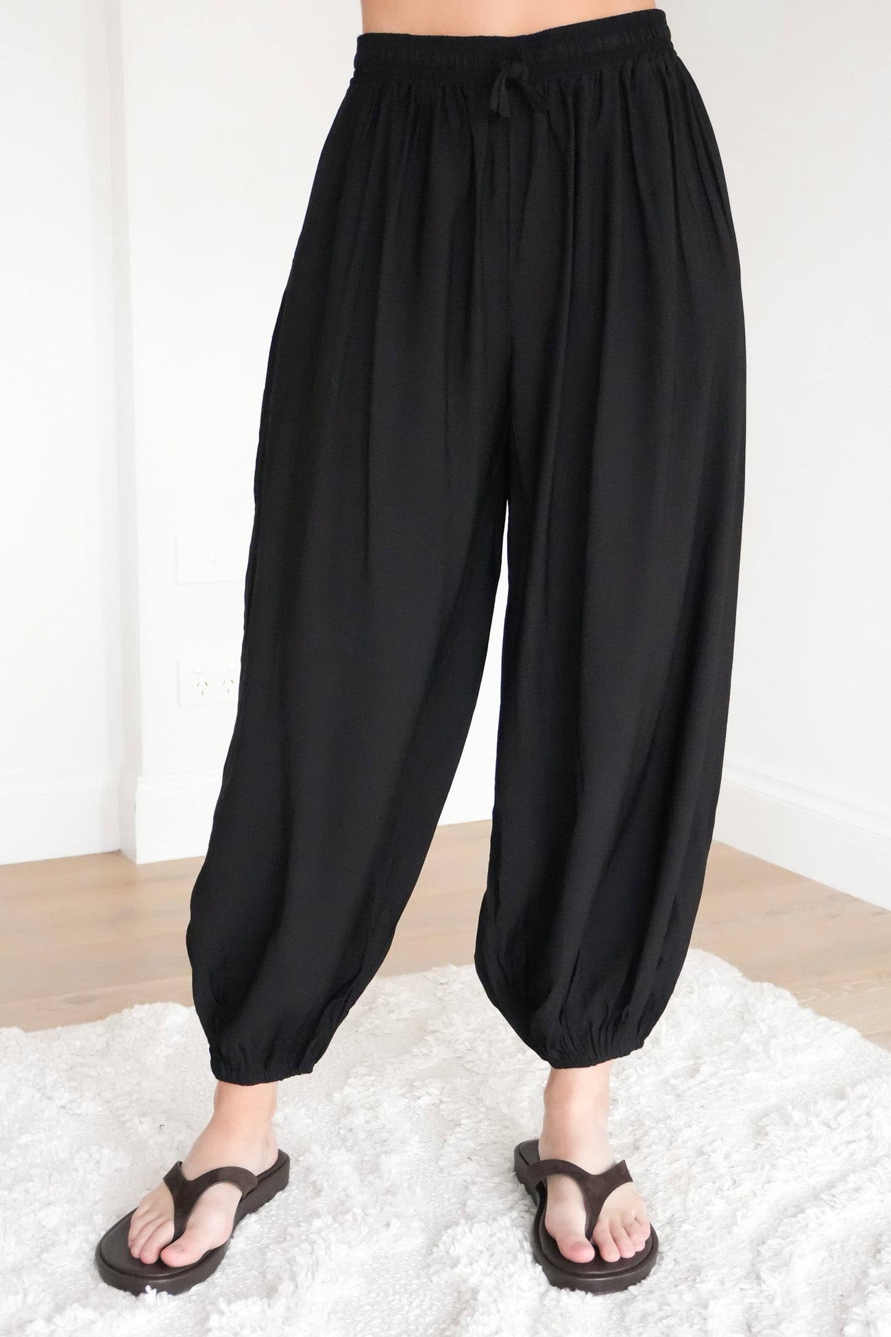 Kyla Balloon Pant Black