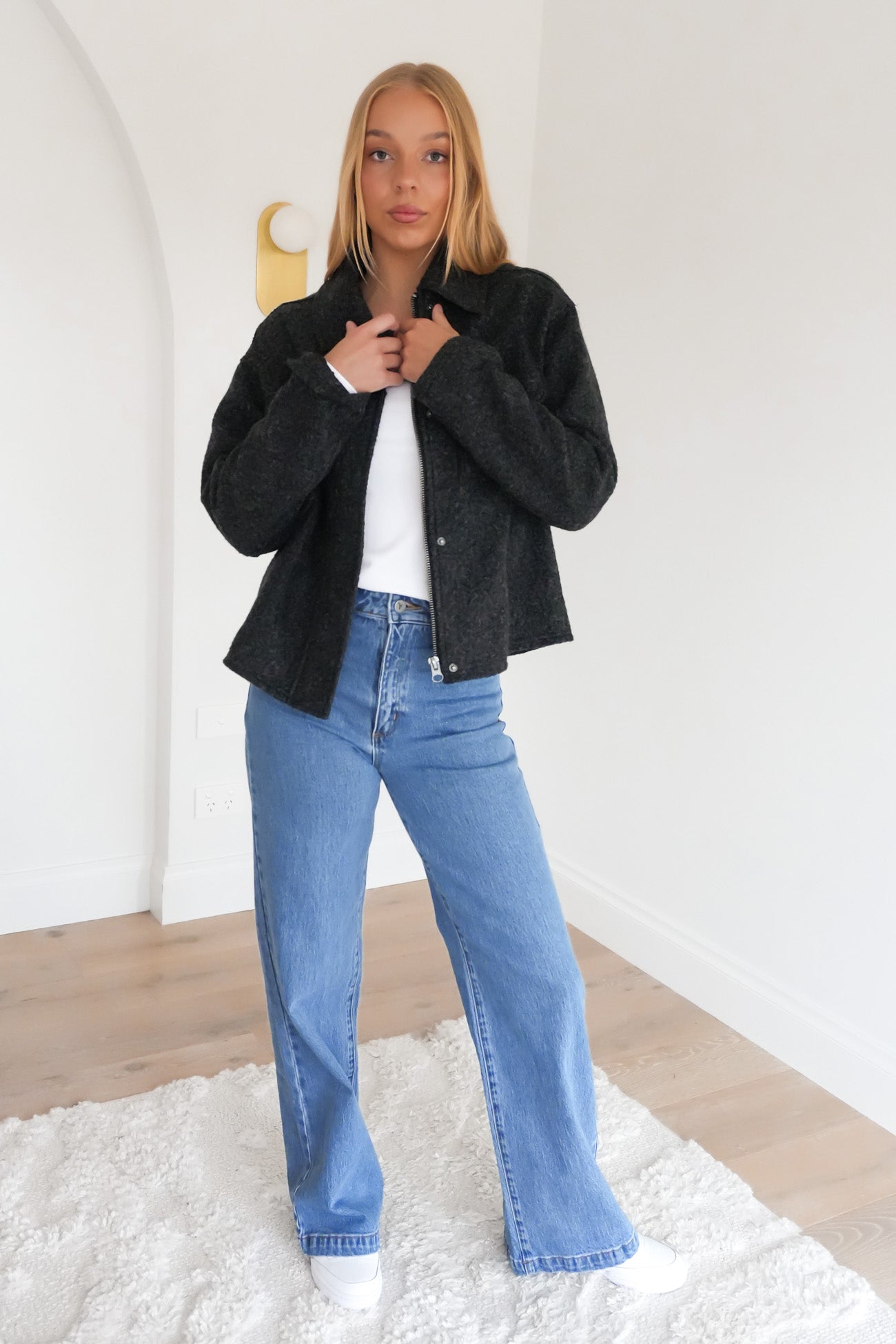 Lane Jacket Washed Black