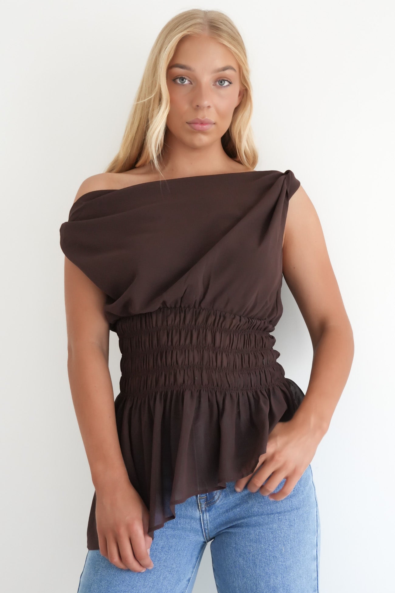 Lauren Top Chocolate