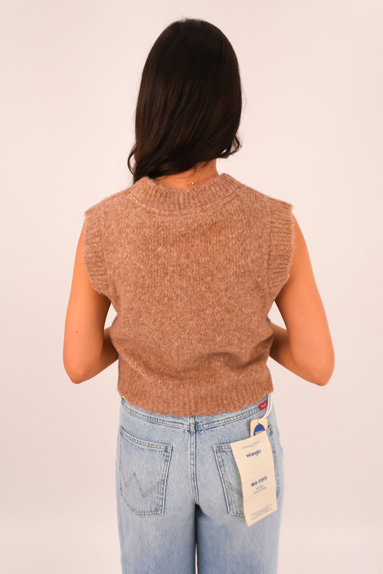 Leah Knit Vest Oat