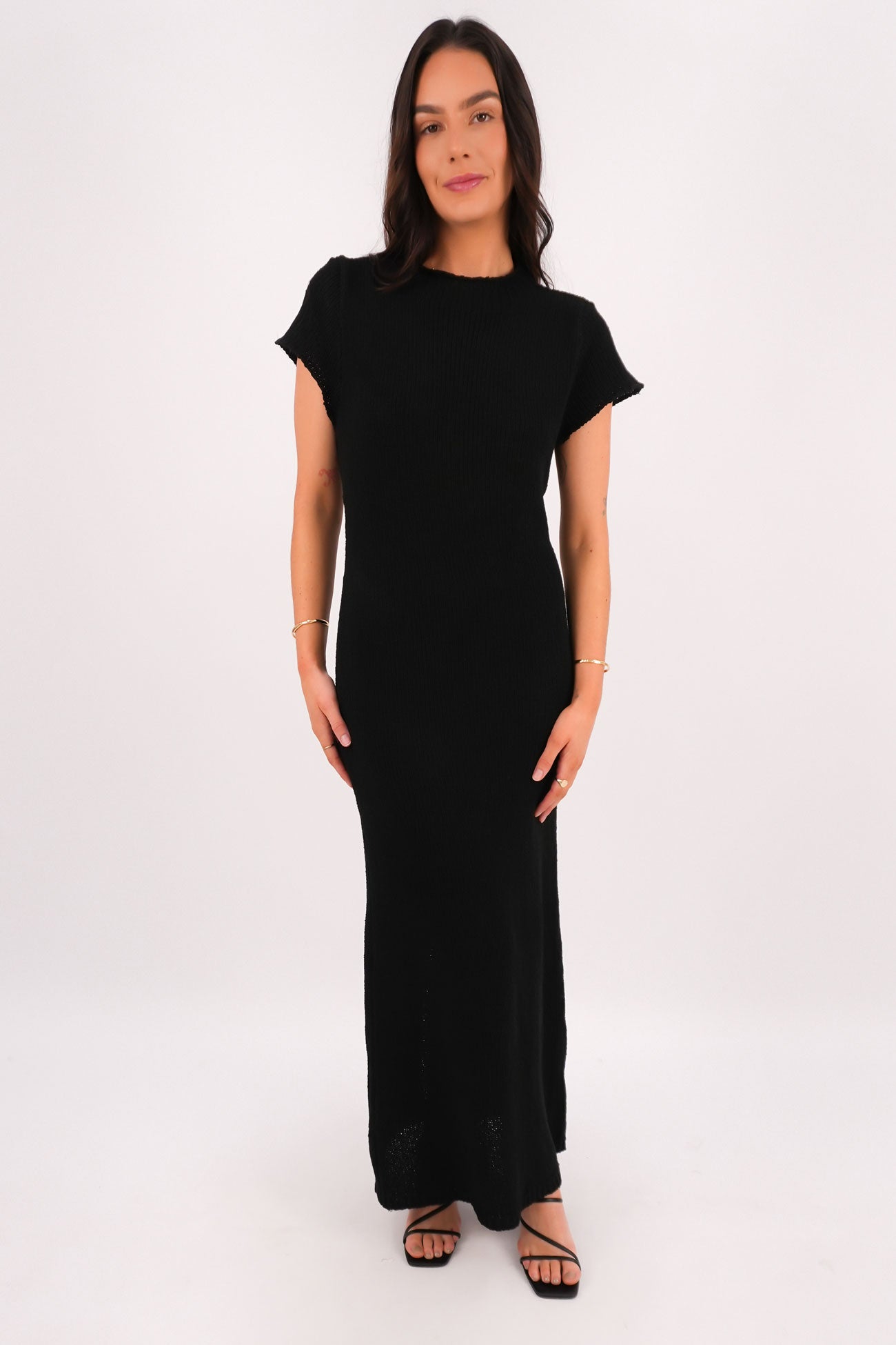 Leela Knit Maxi Dress Black