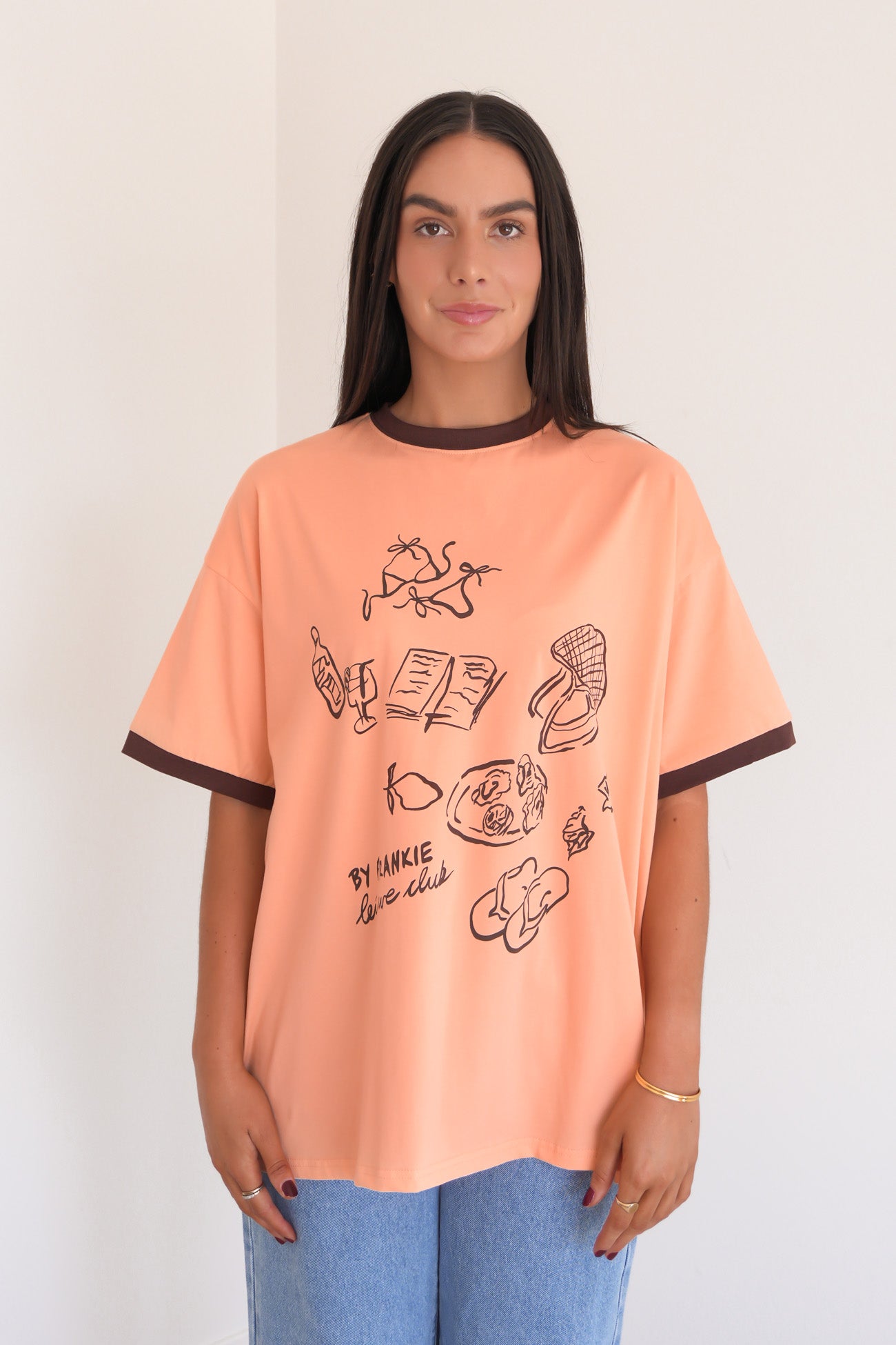 Leisure Club Tee Peach