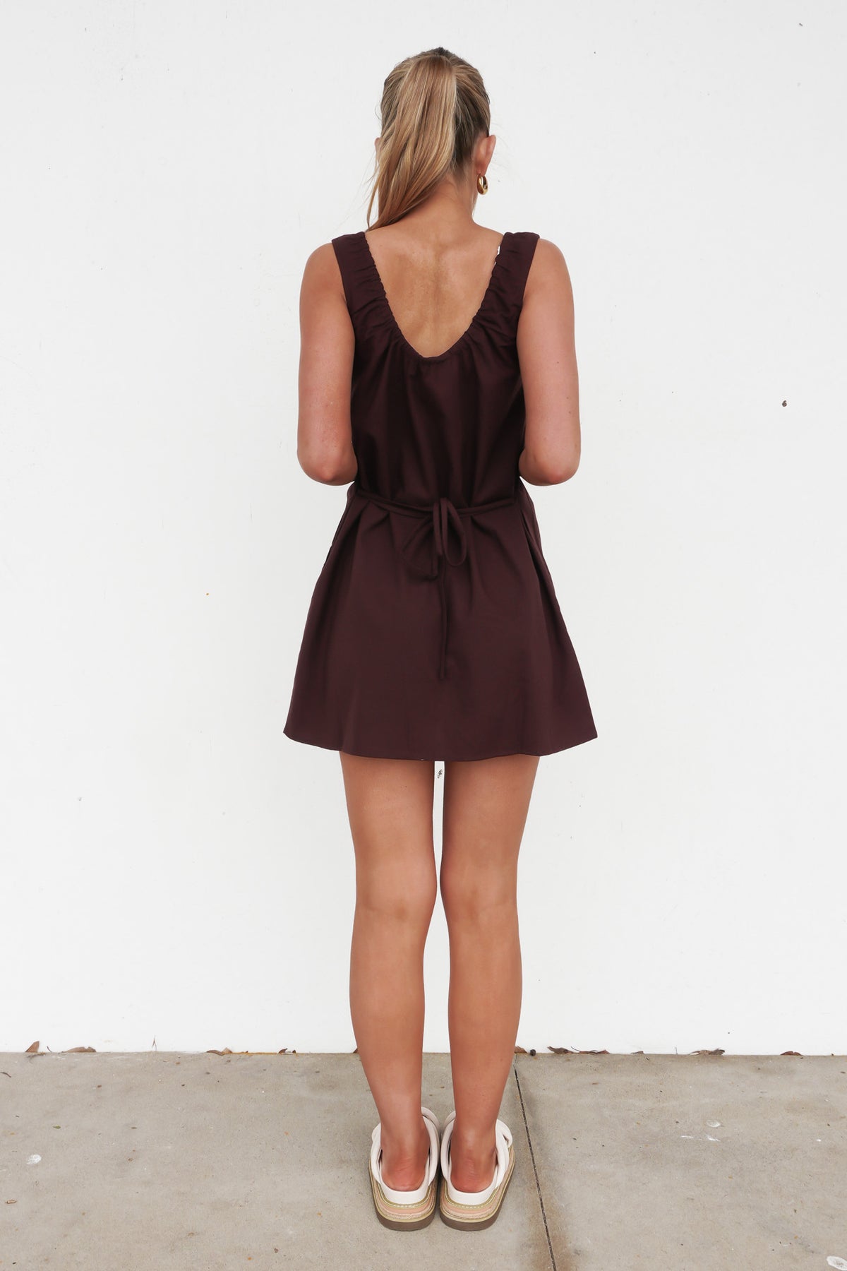 Lenni Mini Dress Chocolate