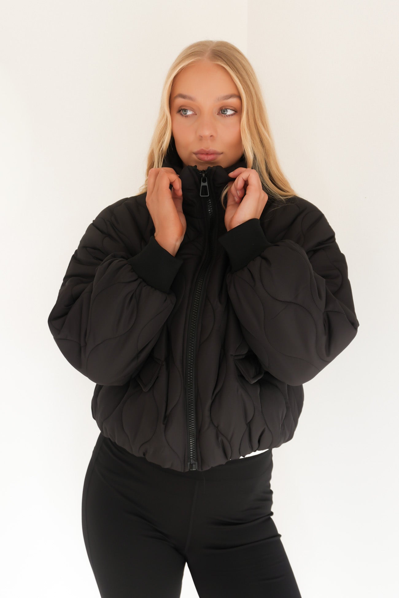 Leonie Puffer Jacket Black