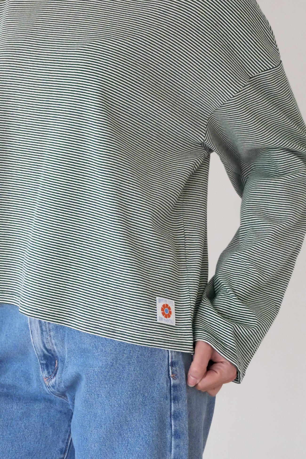 Lexi Stripe Long Sleeve Top Pine