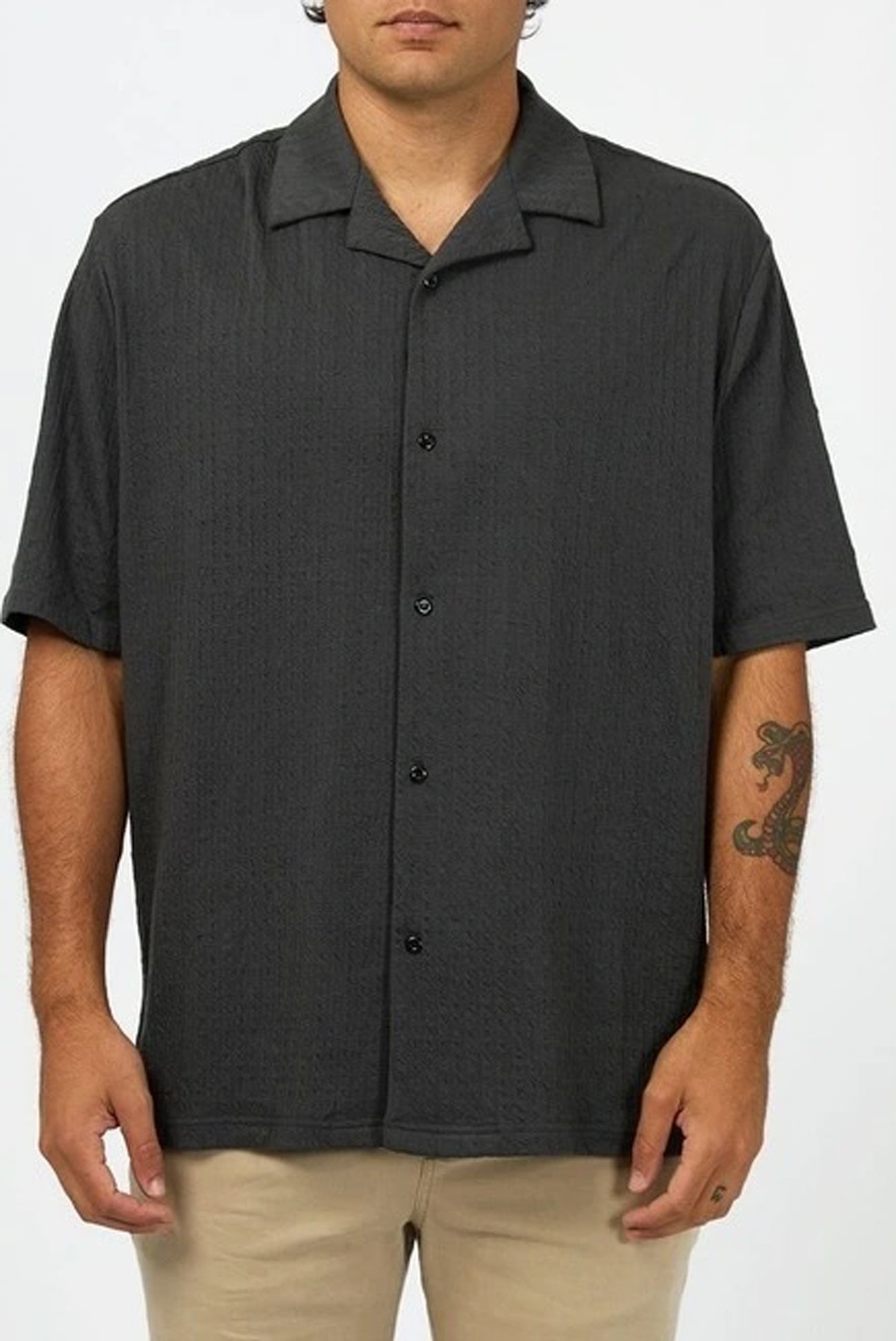 Liberate Short Sleeve Shirt Navy