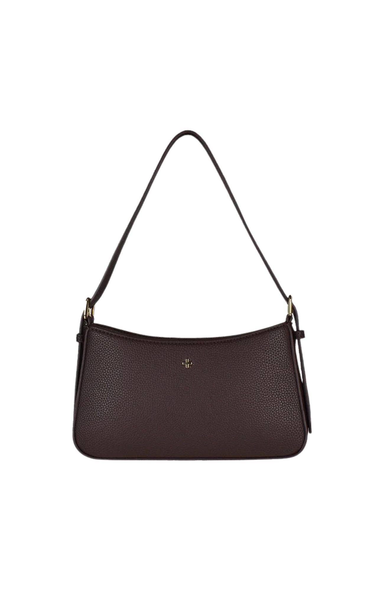 Lilu Bag Chocolate Pebble Gold