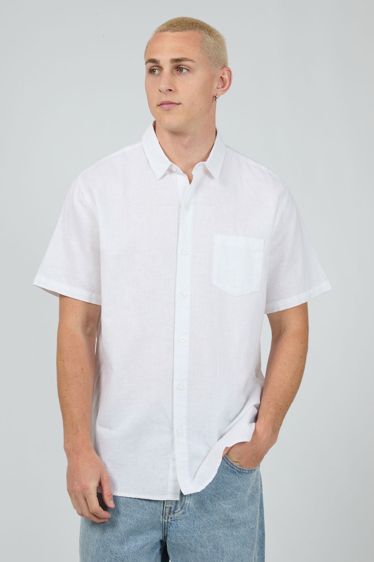 Linen-Short-Sleeve-Shirt-White1