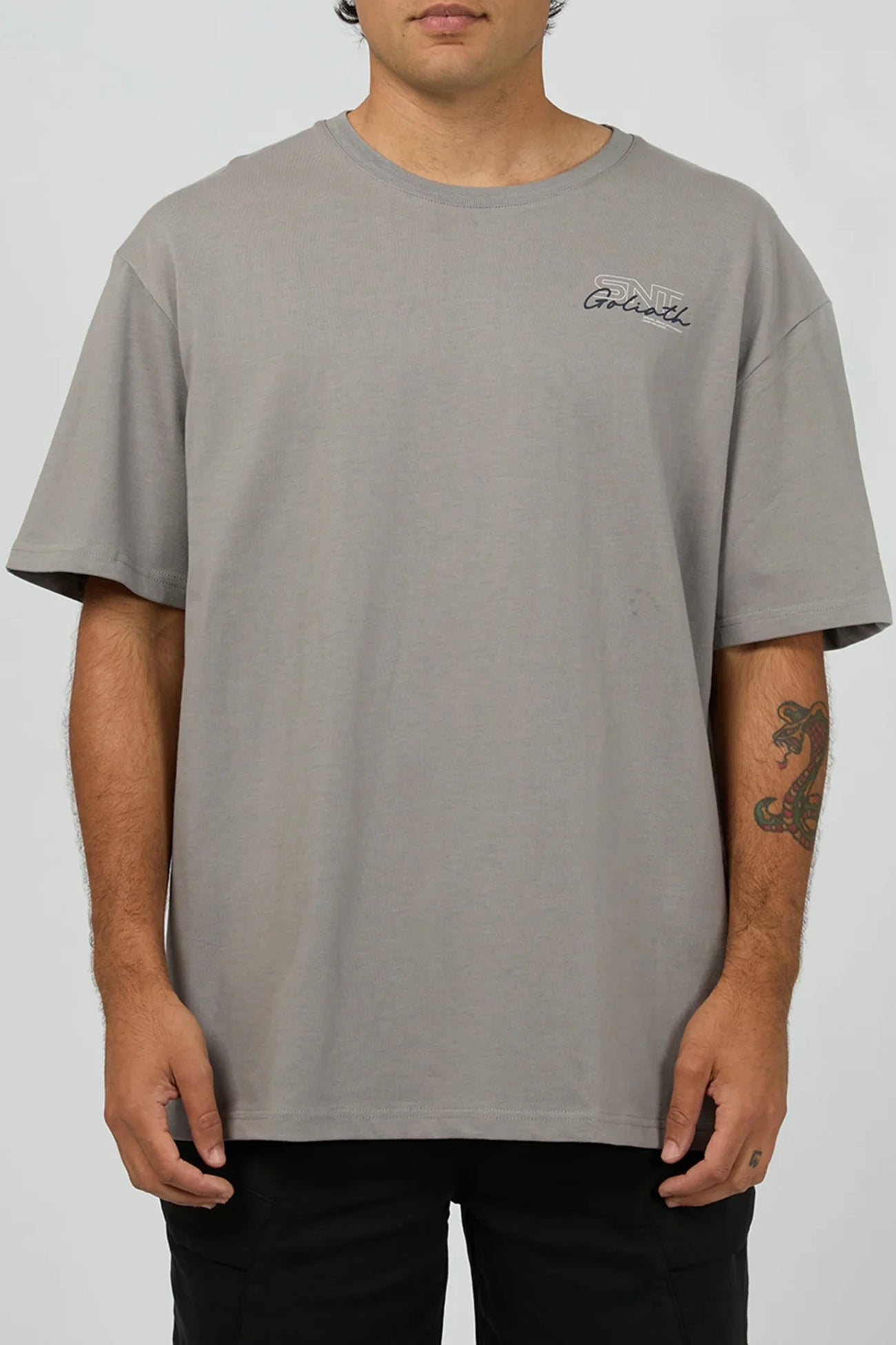 Link Script Tee Smoke