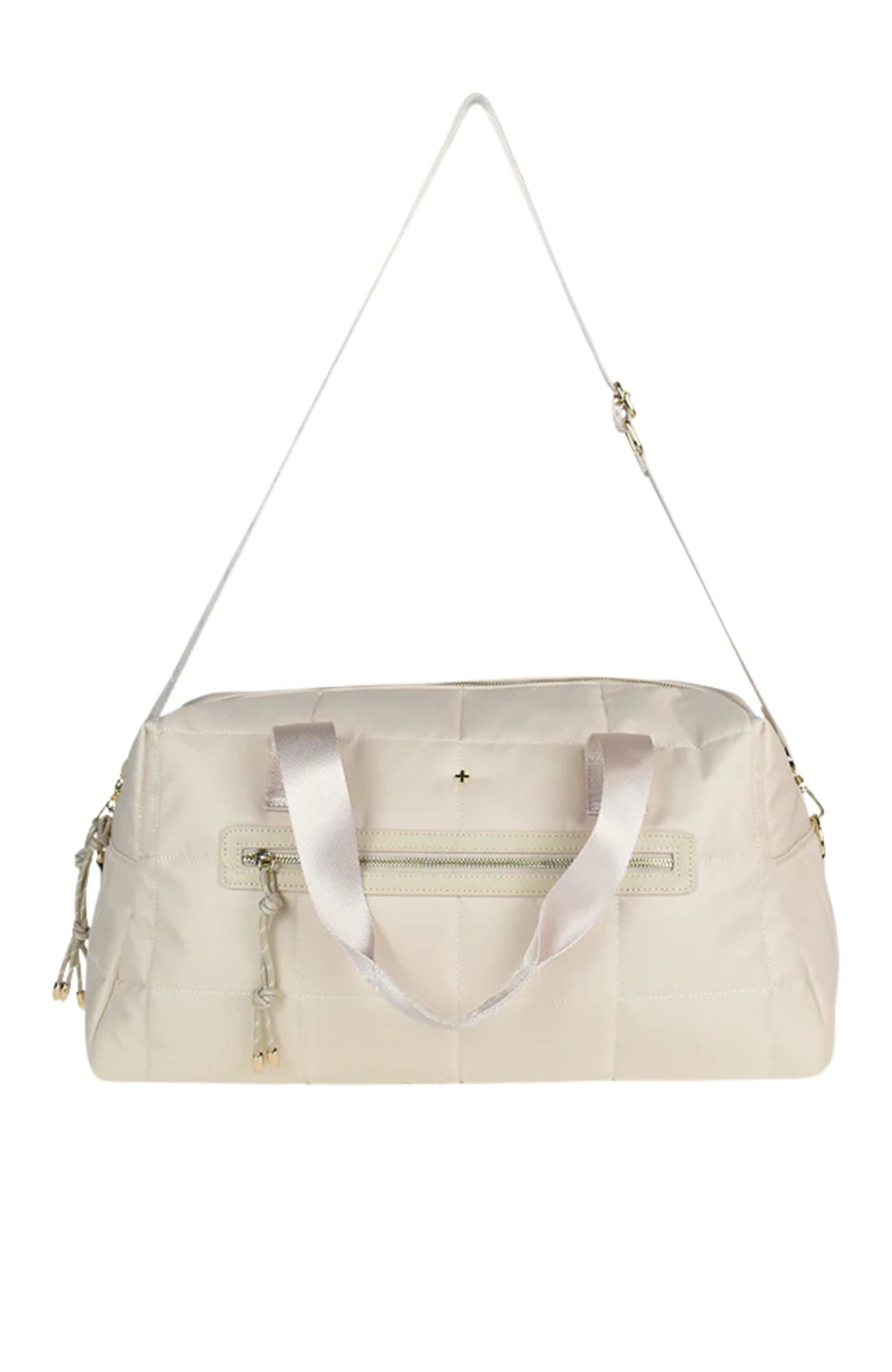 Lita Duffle Bag Bisque Nylon Gold